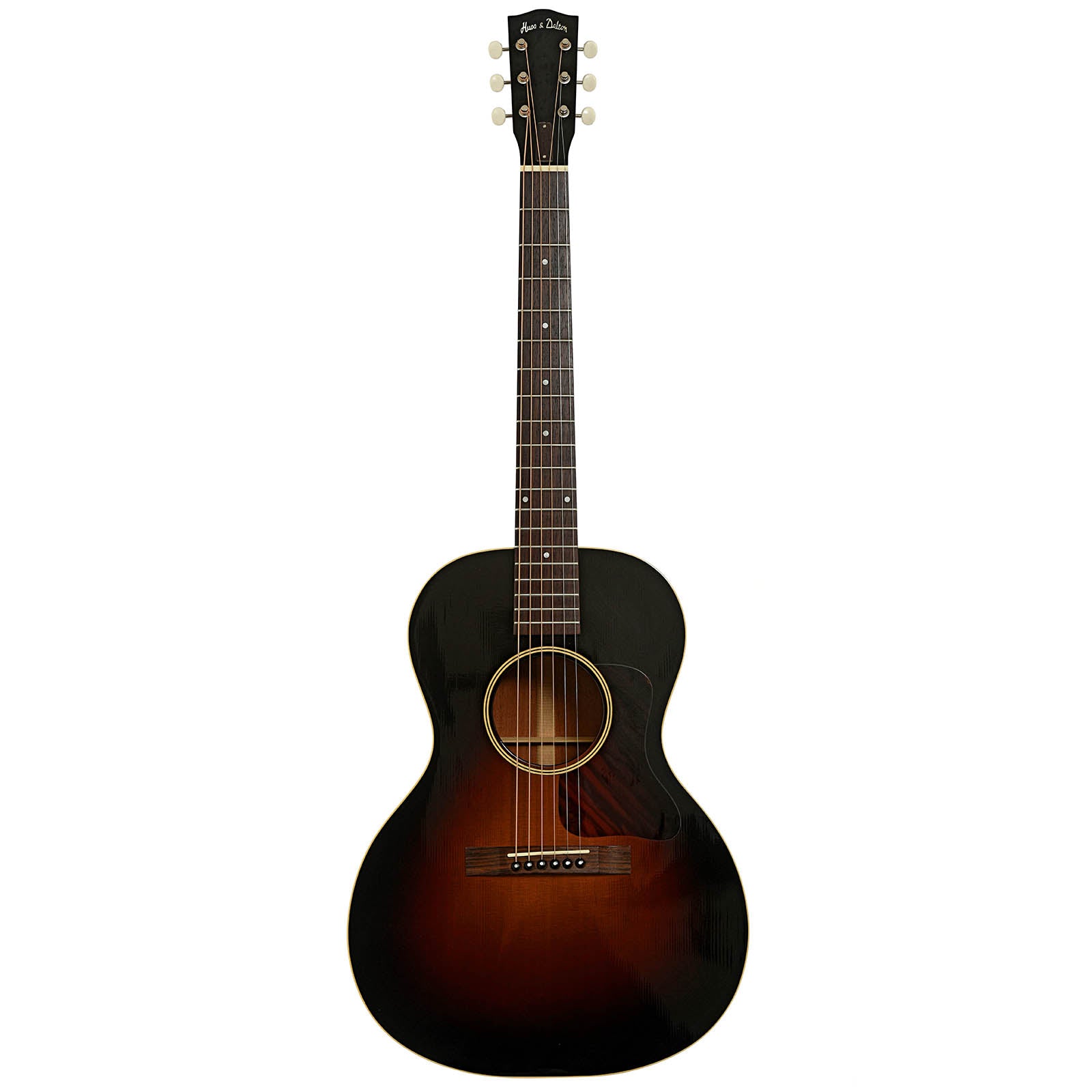 Full front of Huss & Dalton Crossroads Acoustic Guitar 