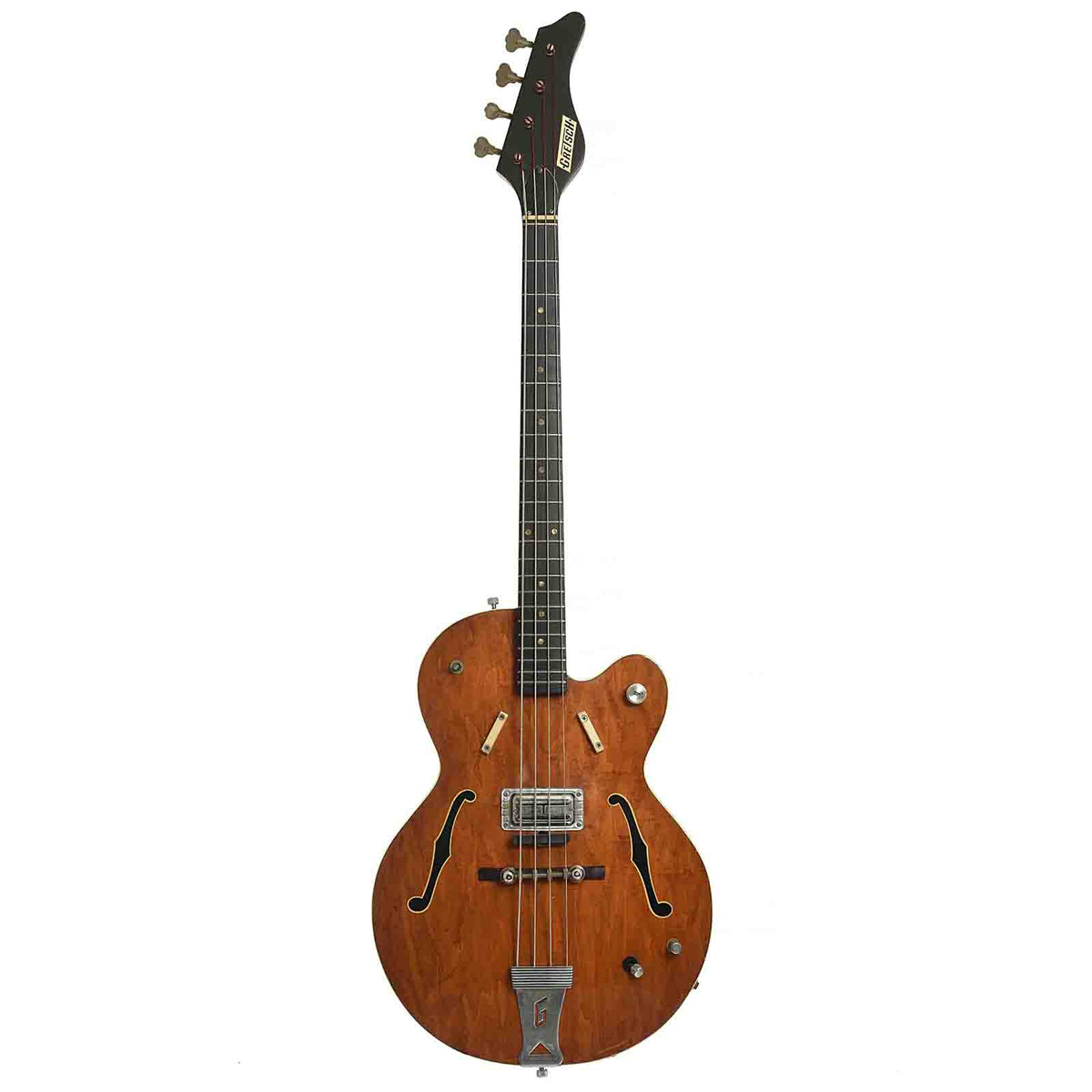 Full Front of Gretsch 6071 Hollowbody Electric Bass