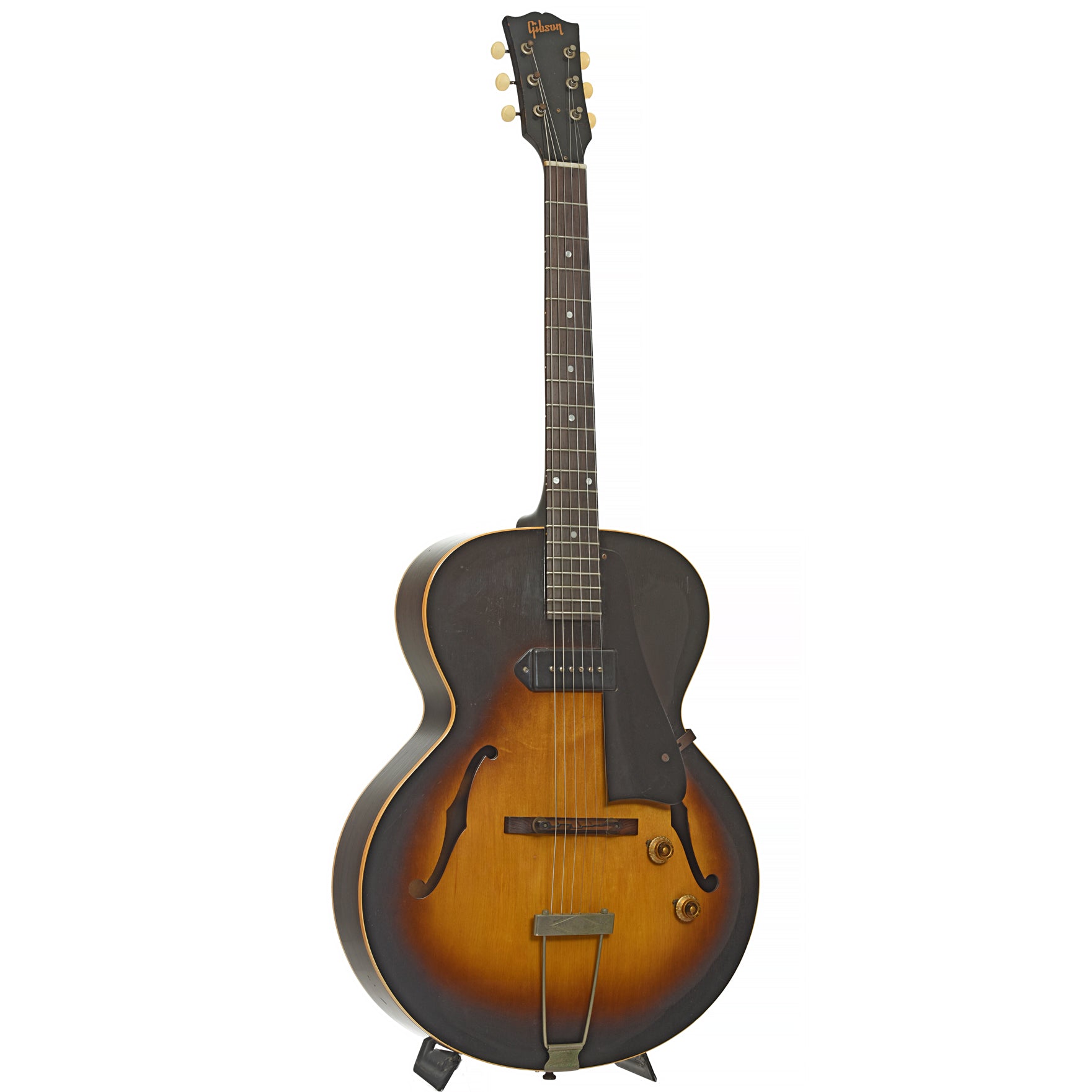 Full front and side of Gibson ES-125 Hollowbody Electric Guitar
