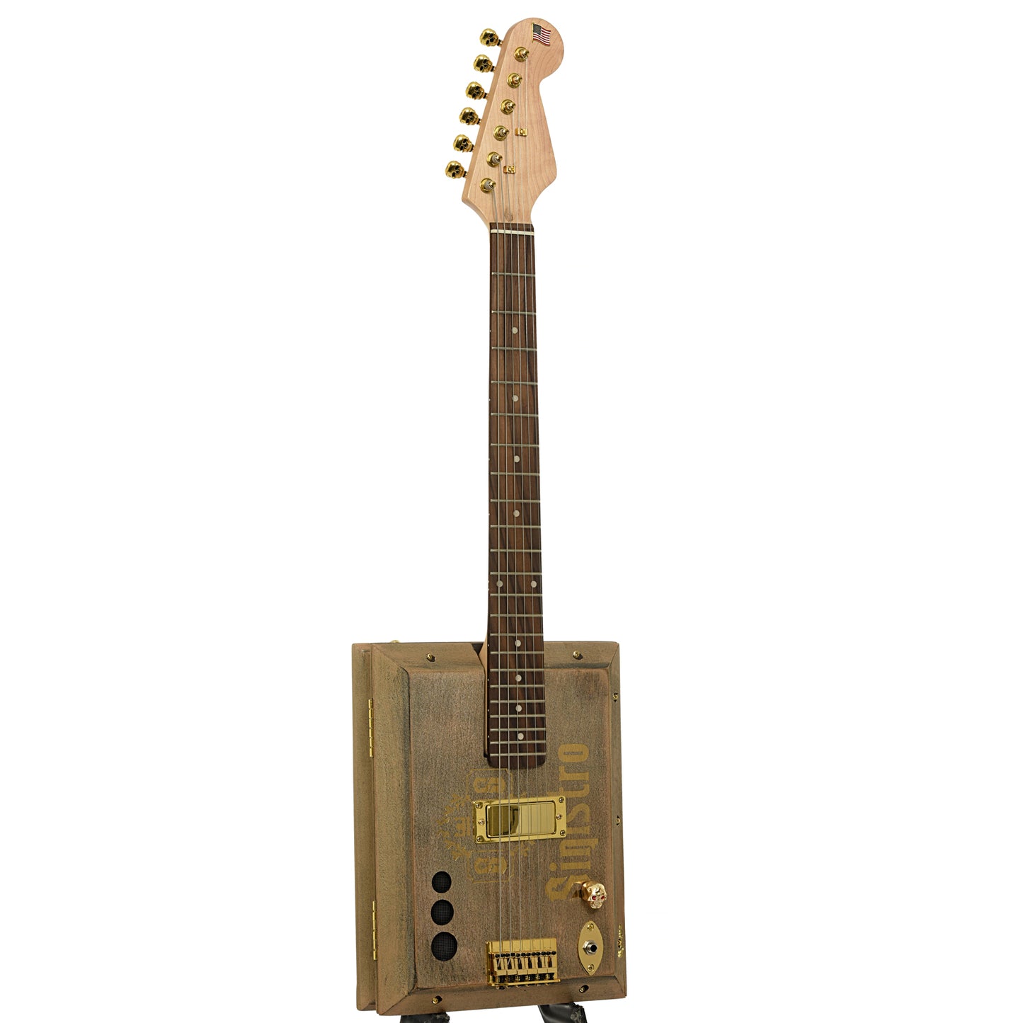 Get Down Guitars Cigar Box Electric Guitar
