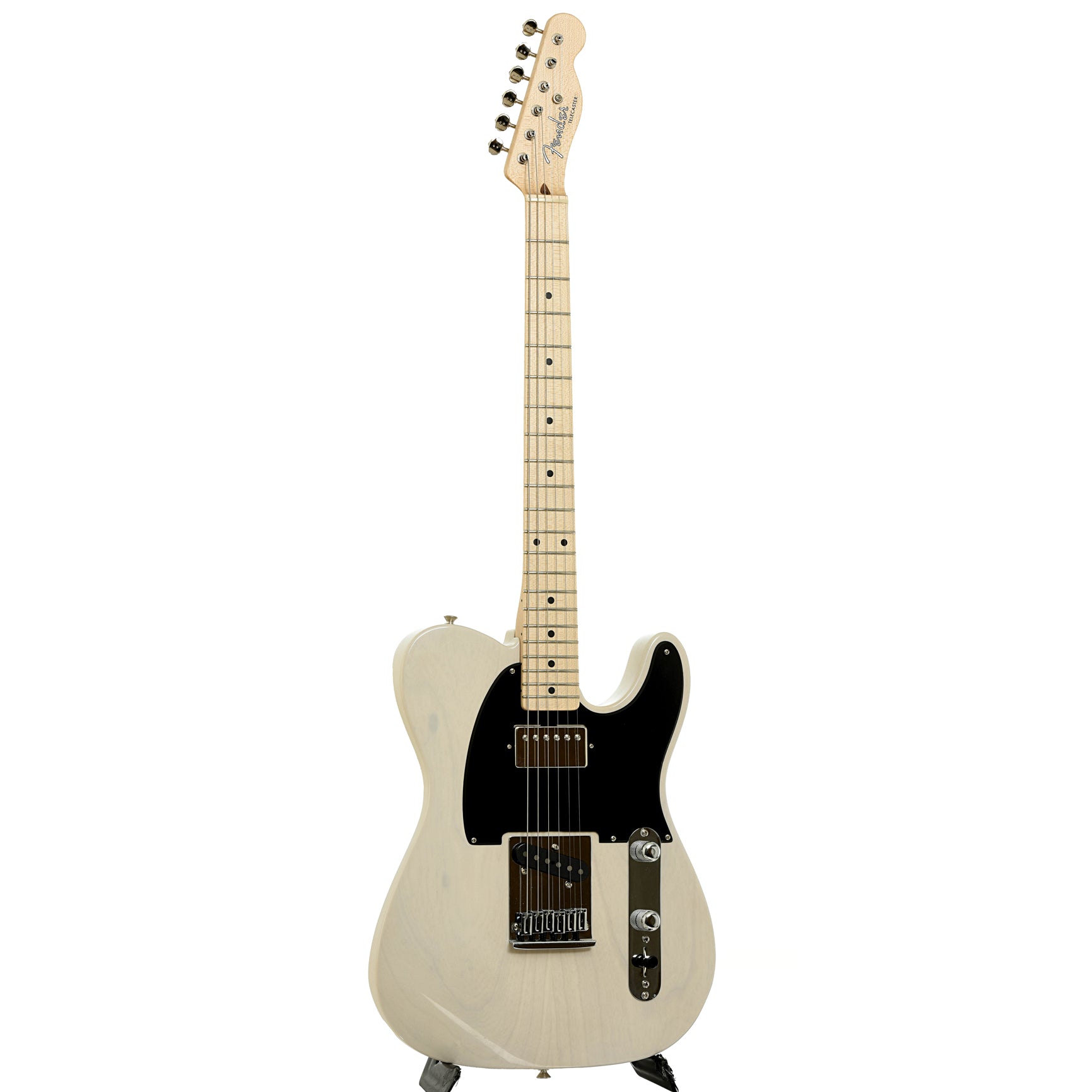 Full front and side of Fender Custom Shop '52 Ash HS NOS Master Built Telecaster Electric Guitar 