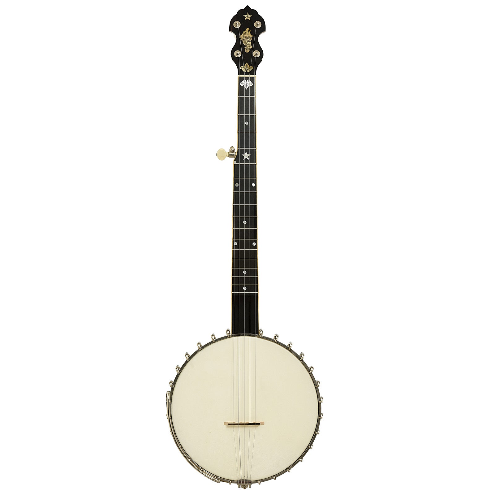 Full front of Ramsey / Vega Whyte Laydie Conversion Open Back Banjo