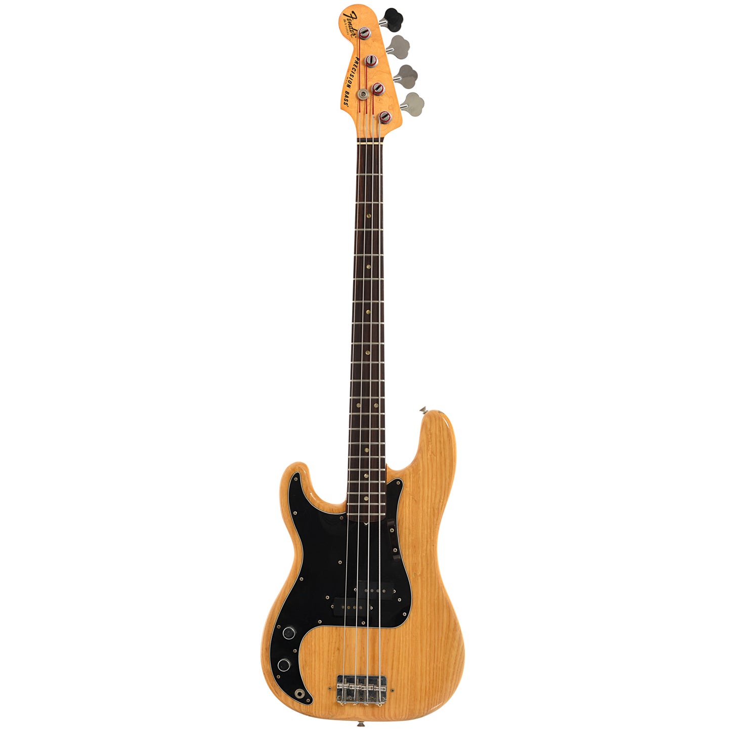 Full front of Fender Precision LH Electric Bass
