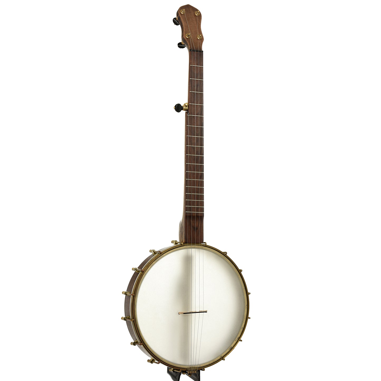 Full front and side of Dogwood 12" Open Back Banjo
