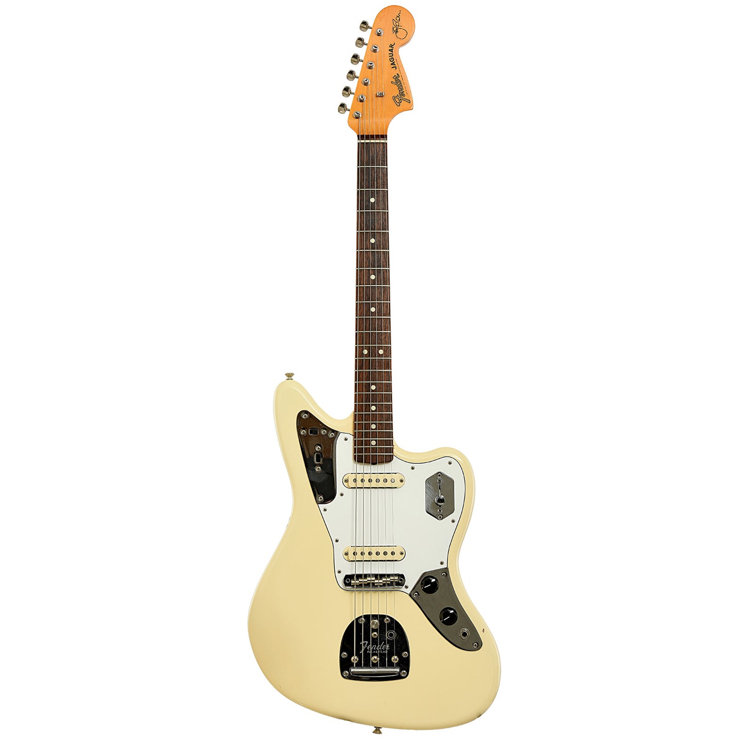 Full front of Fender Johnny Marr Jaguar Electric Guitar