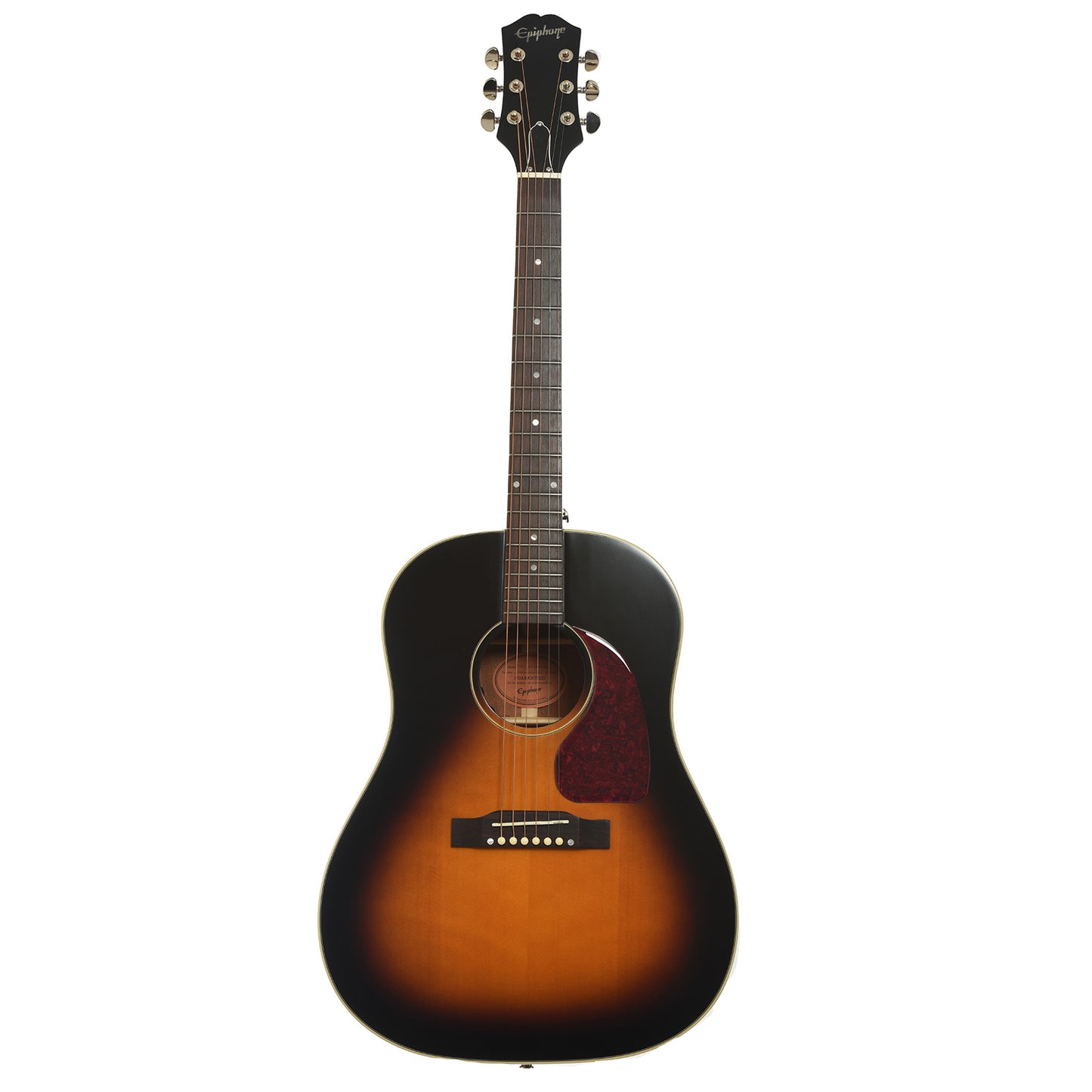 Full front of Epiphone J-45 Standard Acoustic Guitar