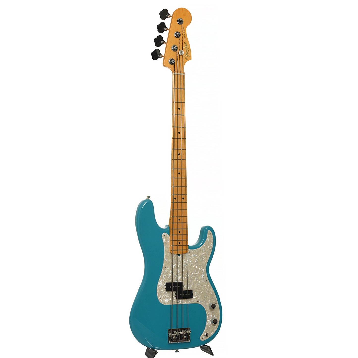 Full front and side of Fender American Professional II Precision Electric Bass 