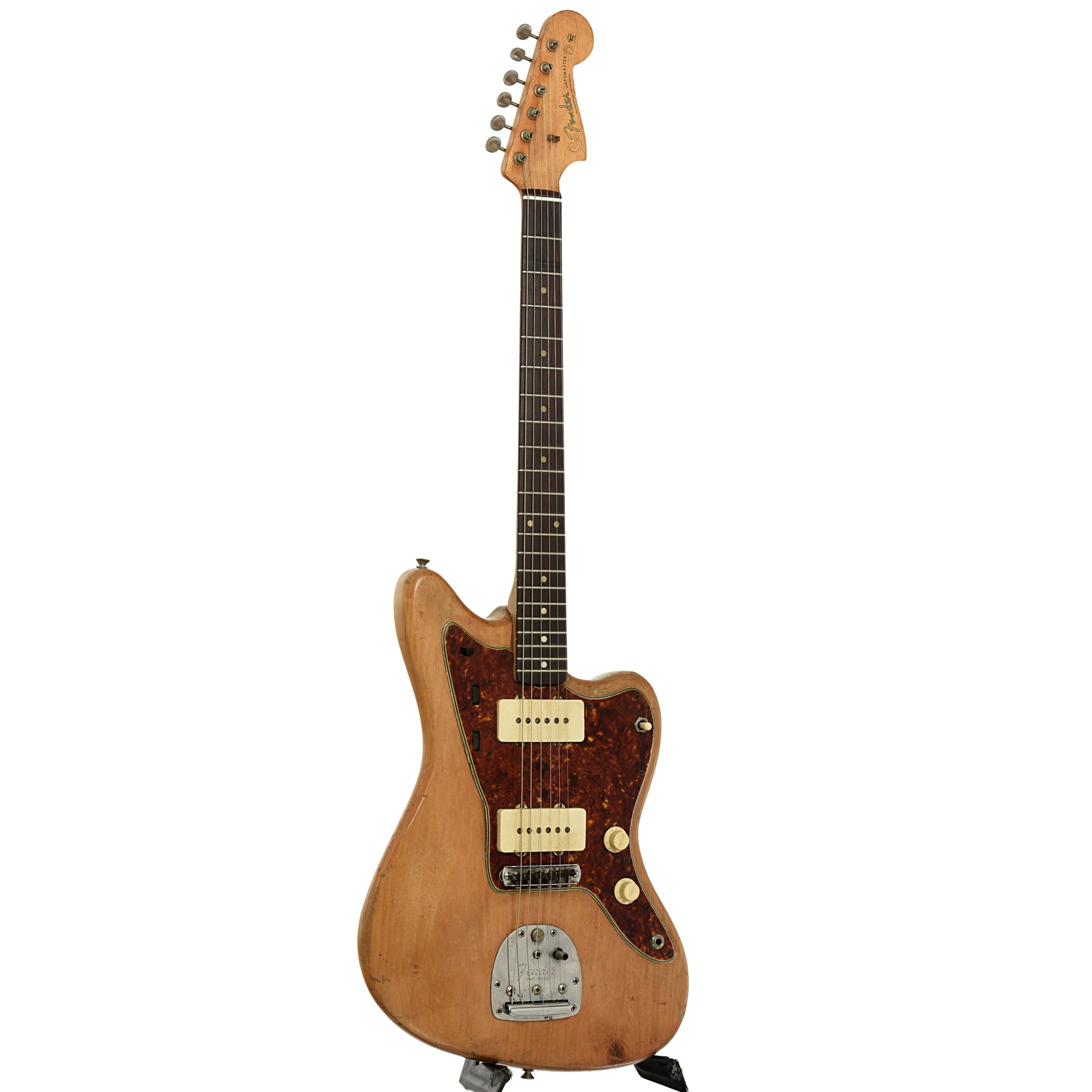 Full front and side of Fender Jazzmaster Electric Guitar 