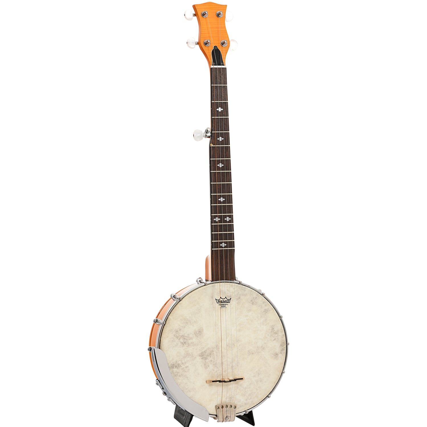 Full front and side of Gold Tone TB100 Travel Banjo (2000)