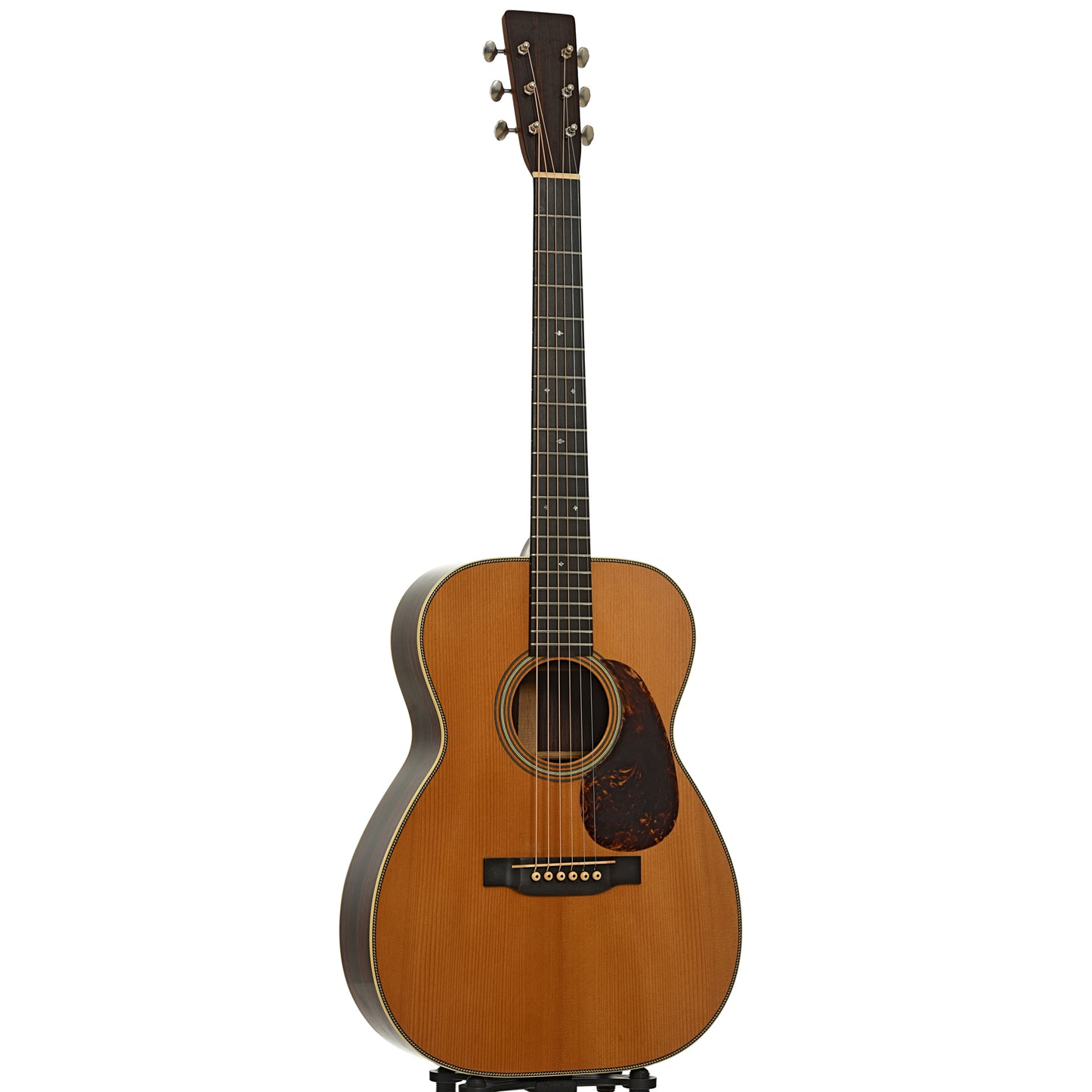 Full front and side of Pre-War Guitars Co. Double Aught (00) Old Growth Indian Rosewood, Level 1