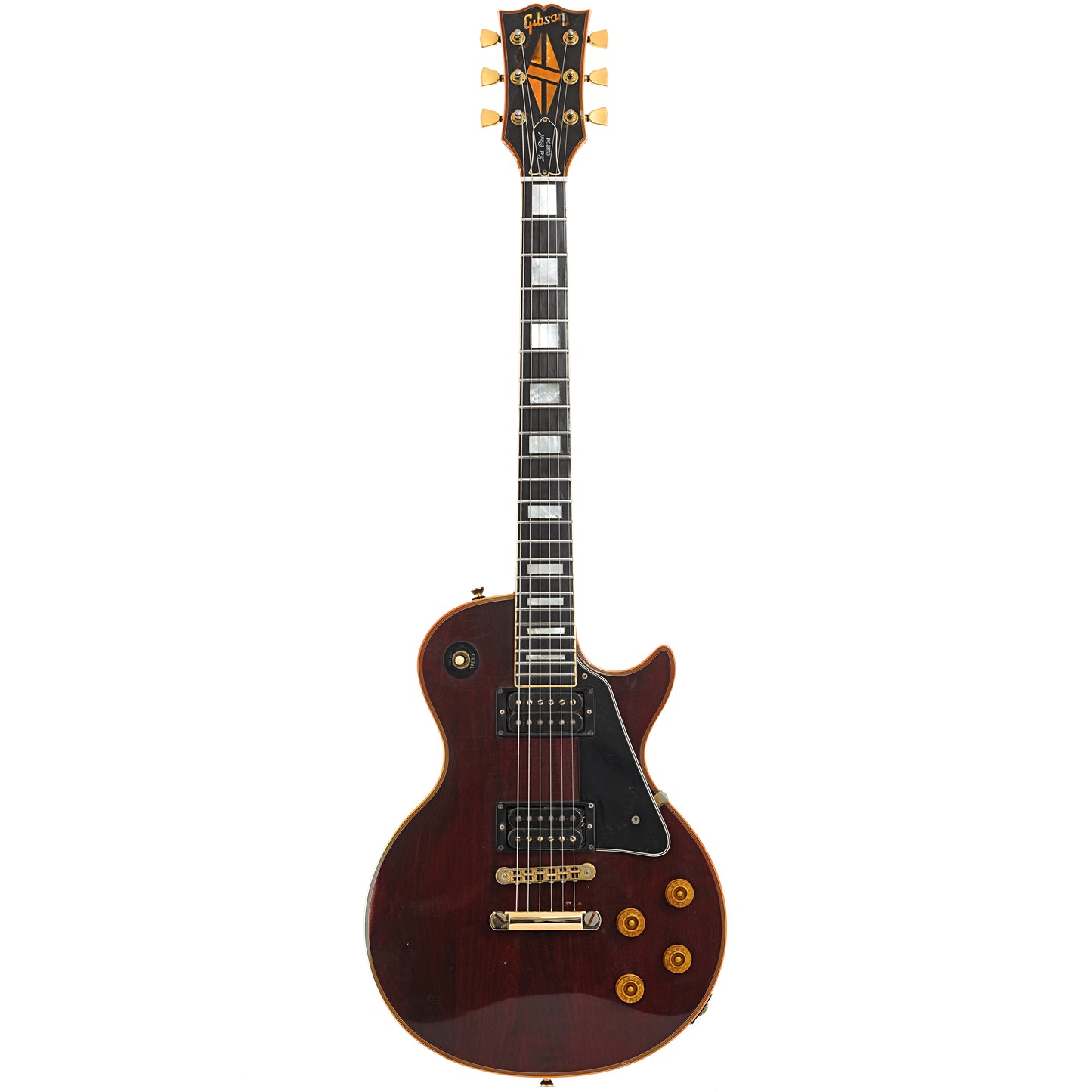 Full front of Gibson Les Paul Custom Electric Guitar (1977)