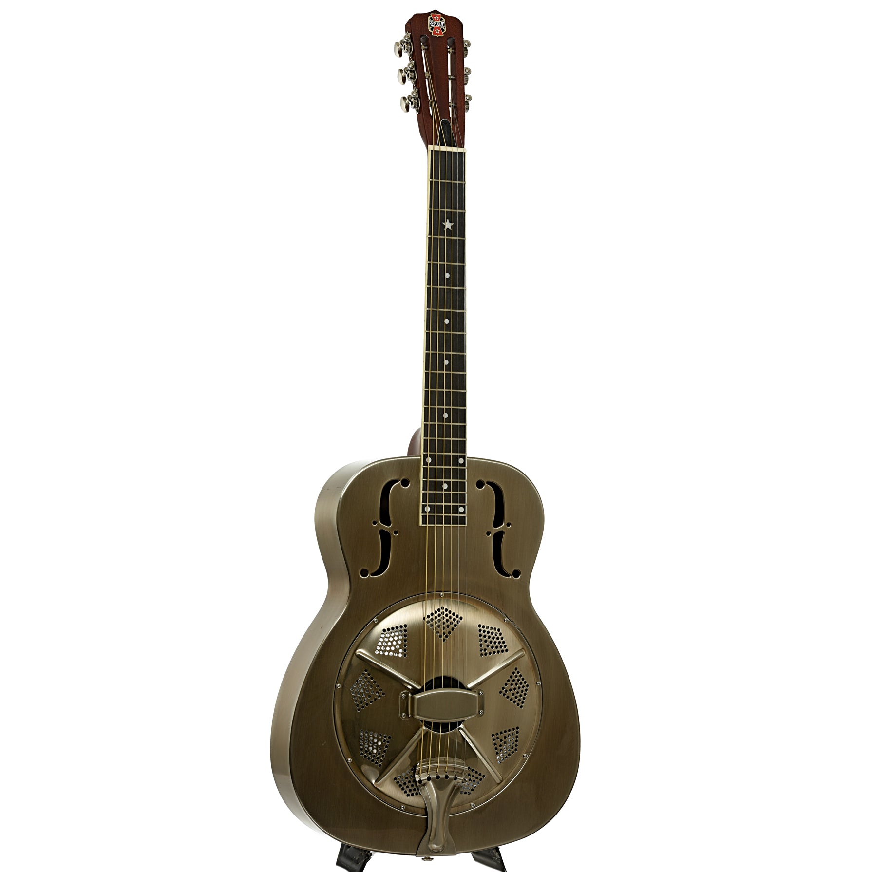 Republic Resolian Relic Nickel Roundneck Resonator Guitar (recent