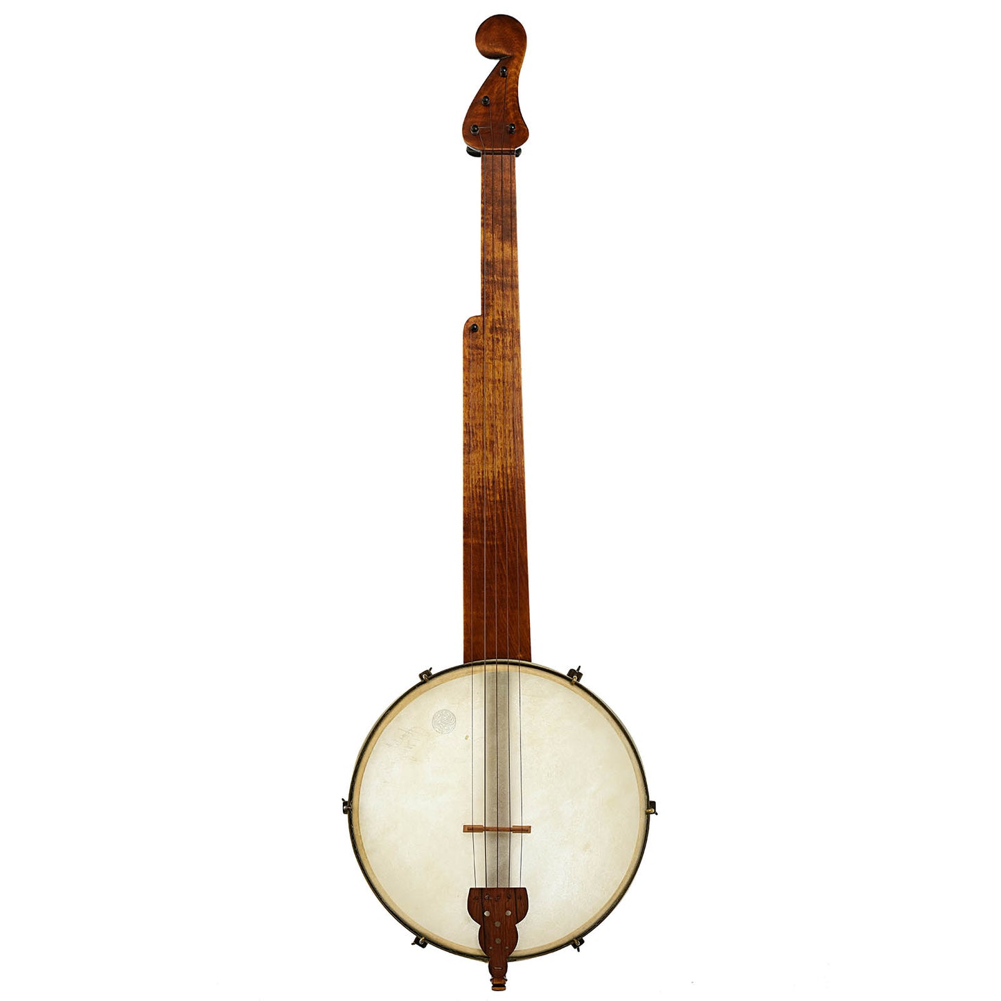 Full Front of J.J. Hartel Joel W. Sweeney Minstrel Banjo