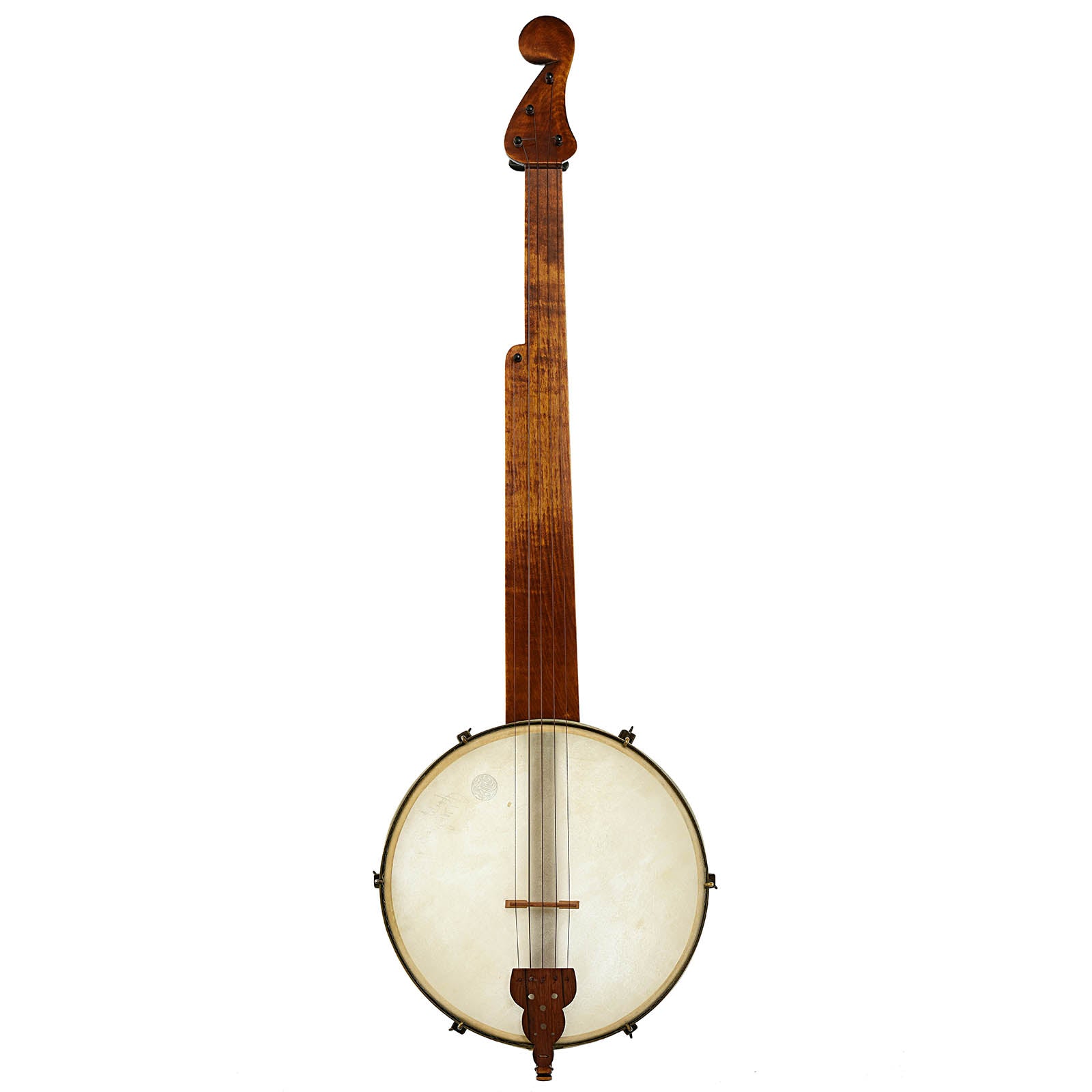 Full Front of J.J. Hartel Joel W. Sweeney Minstrel Banjo