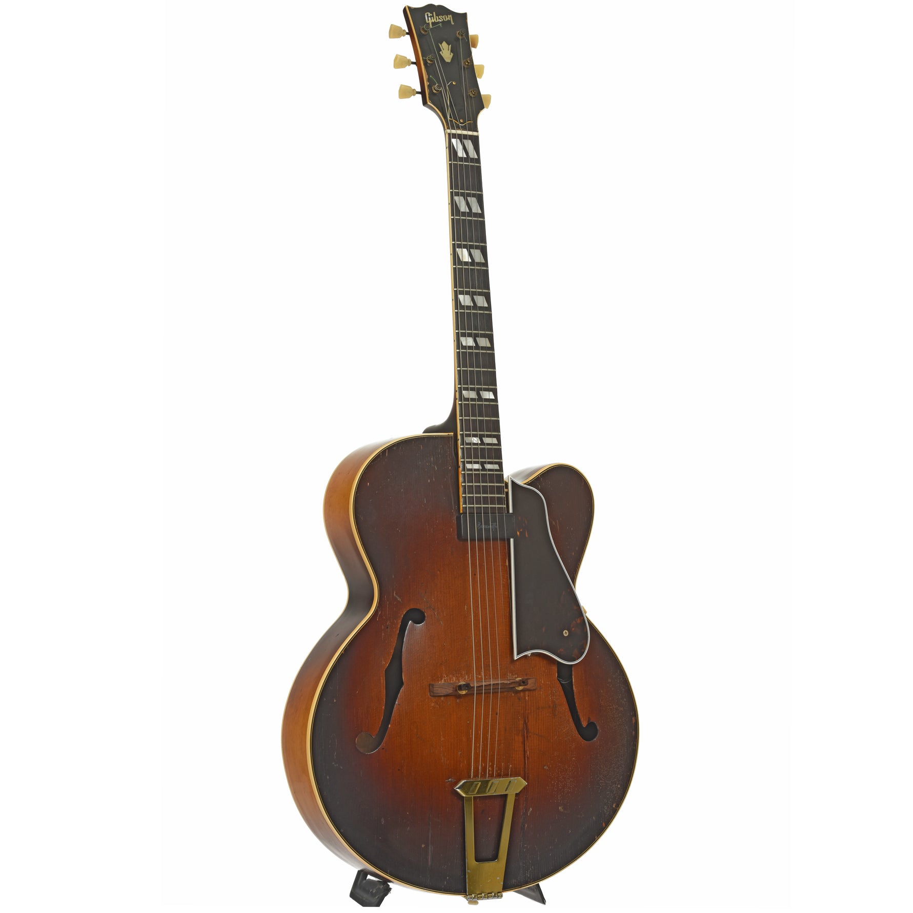 Full front and side of Gibson L-12P Archtop Guitar (1948)
