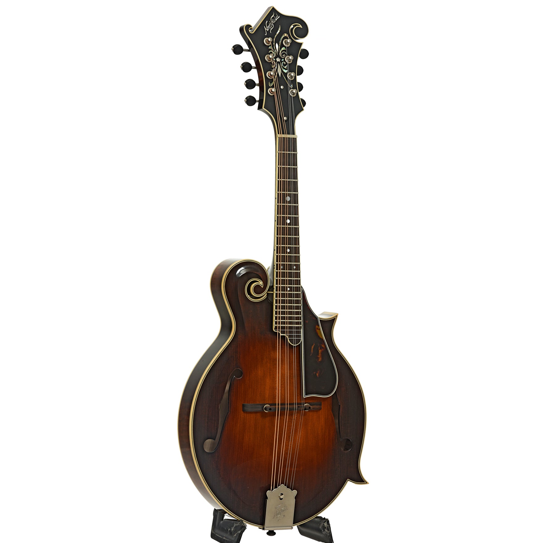 Full front and side of Northfield NFB-F5Altd Limited Edition Big Mon F-Style Mandolin 