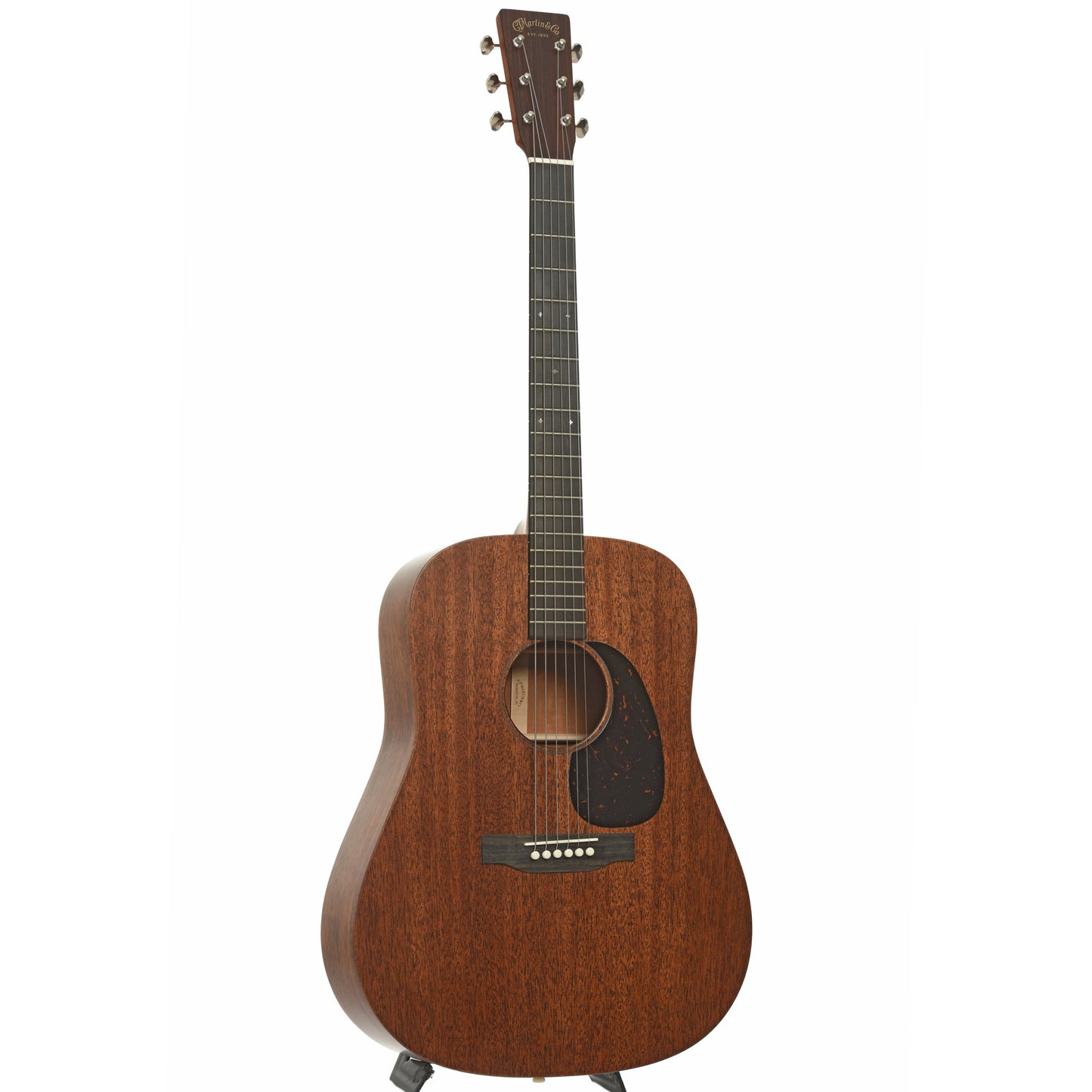 Full front and side of Martin D-17 Acoustic Guitar