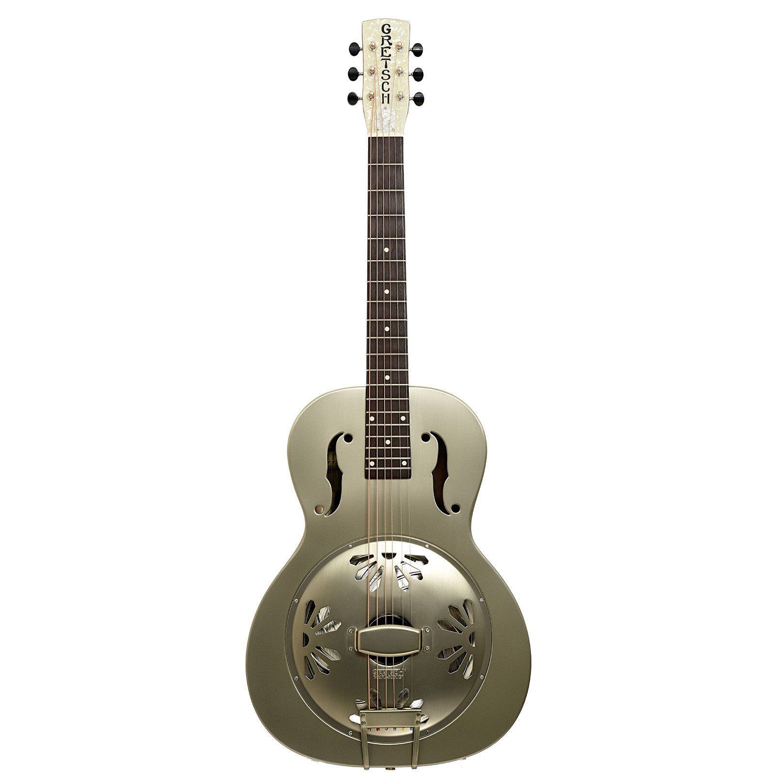 Full front of Gretsch G9201 Honey Dipper Round-Neck Resonator Acoustic Guitar