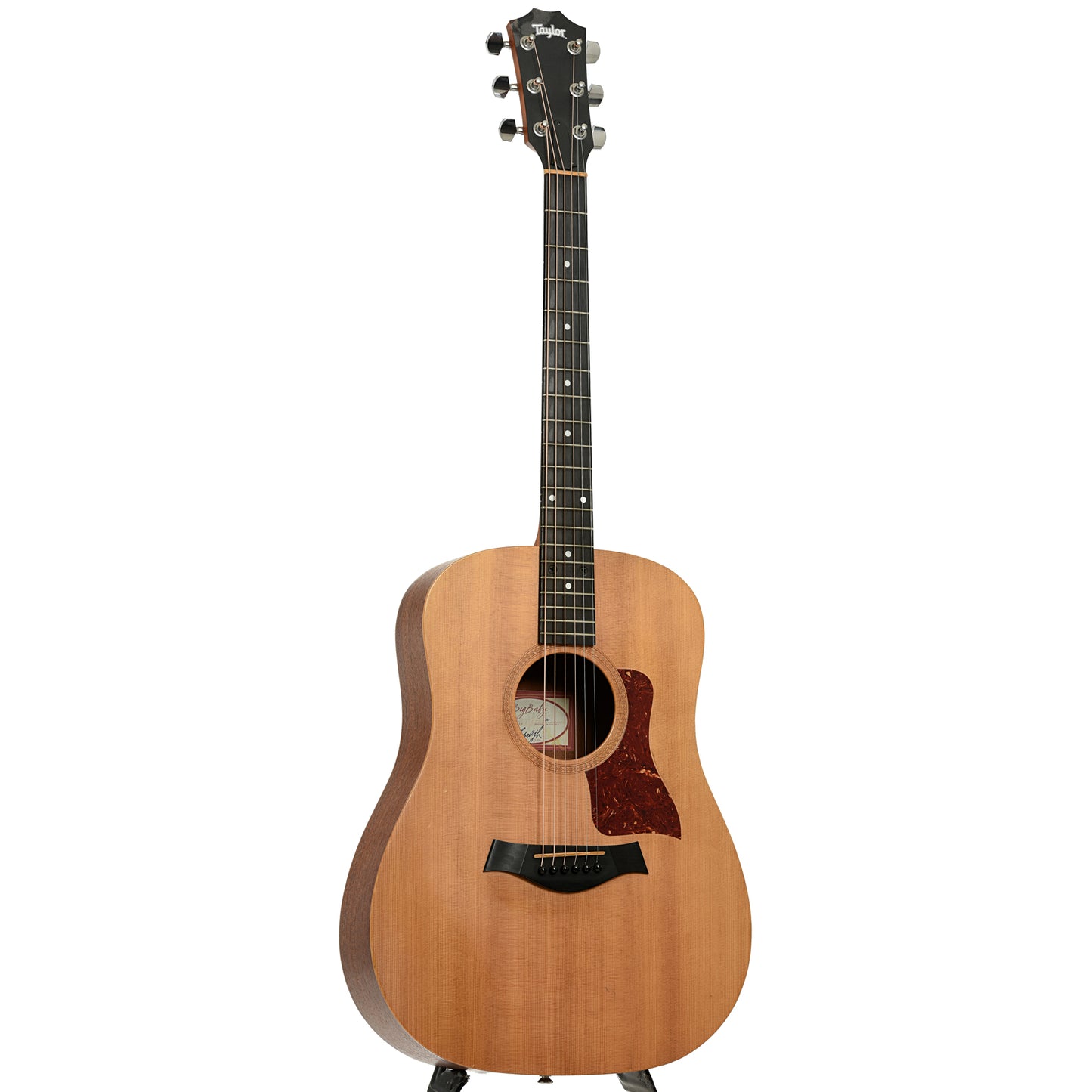 Full front and side of Taylor Big Baby 307 Acoustic Guitar