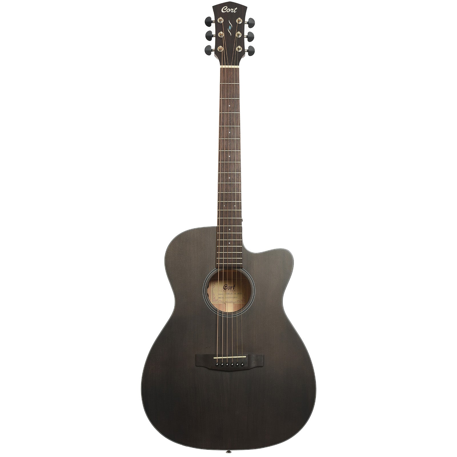 Full front of Cort Core-OC SP OPTB Acoustic-Electric Guitar