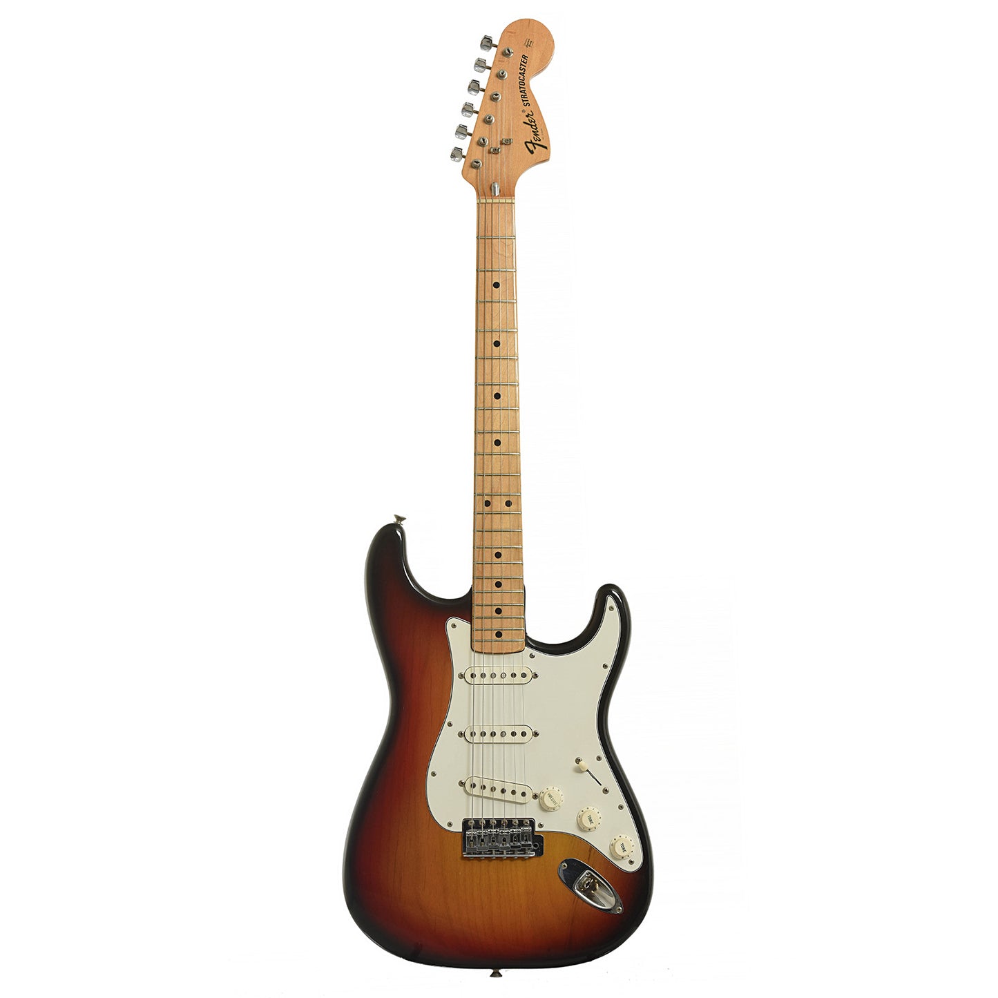 Full front of Fender Stratocaster Electric Guitar