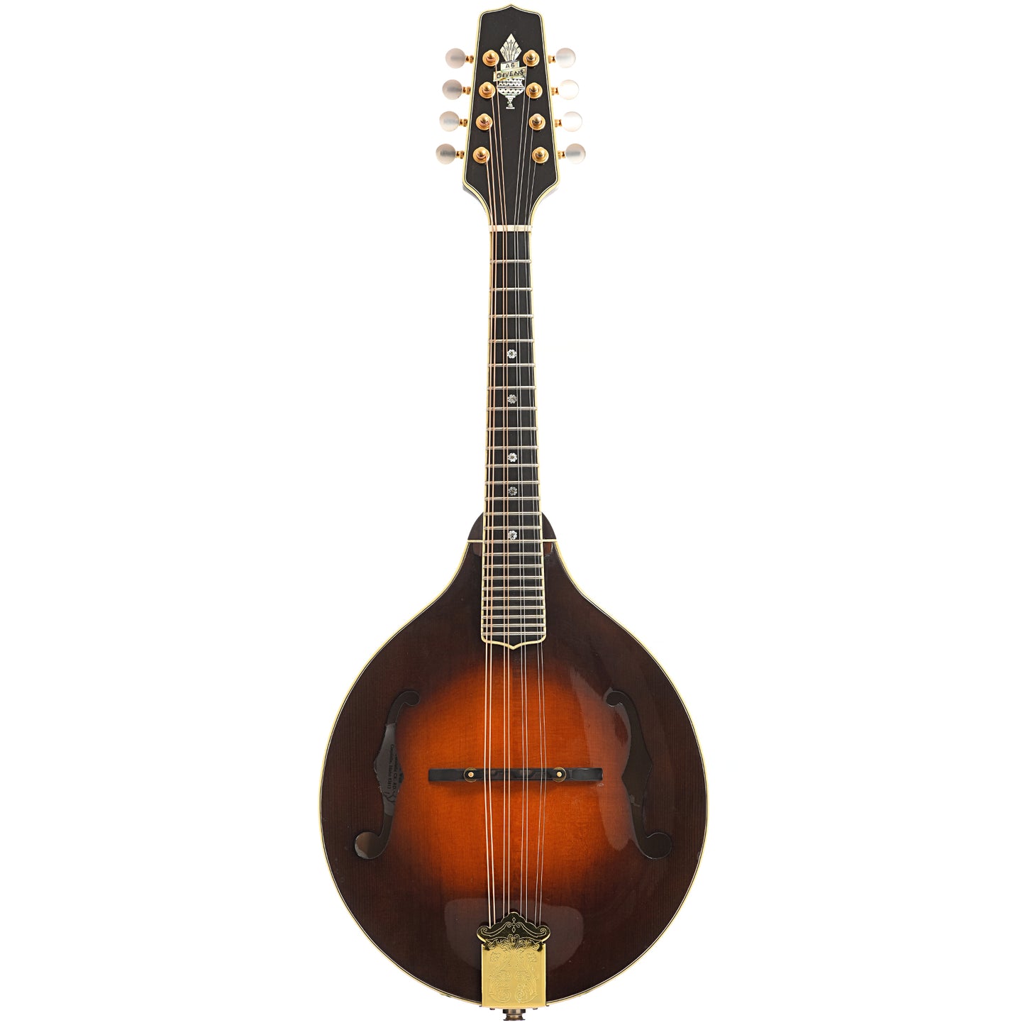 Full front of Givens Legacy A6 Model Mandolin