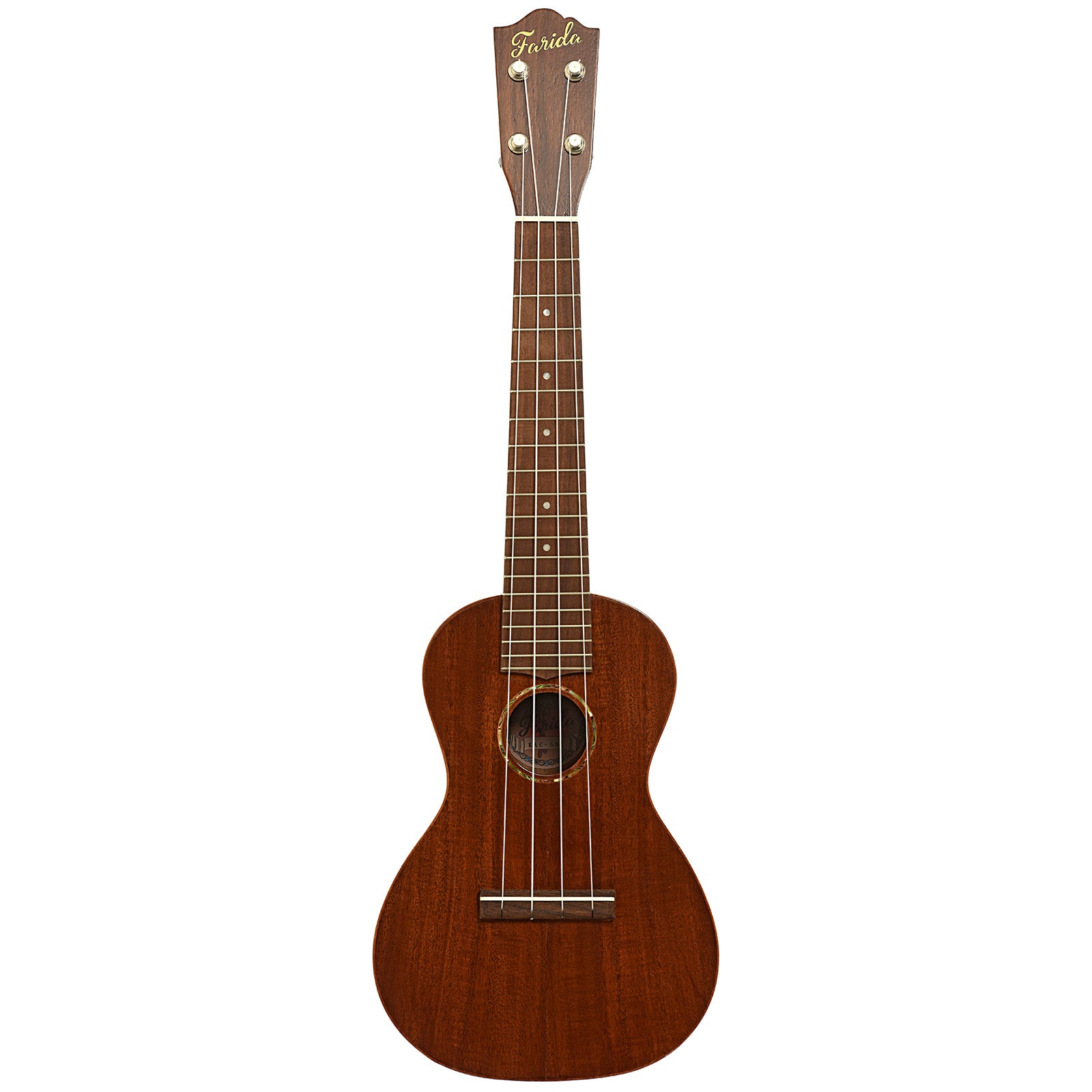 Full front of Farida Holiday Pack, Concert Ukulele