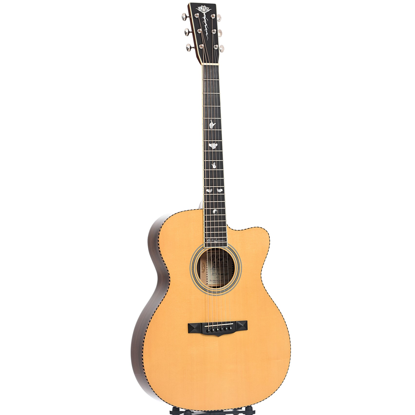 Full front and side of Martin 000C-28 Andy Summers Signature Model Acoustic Guitar (2006)