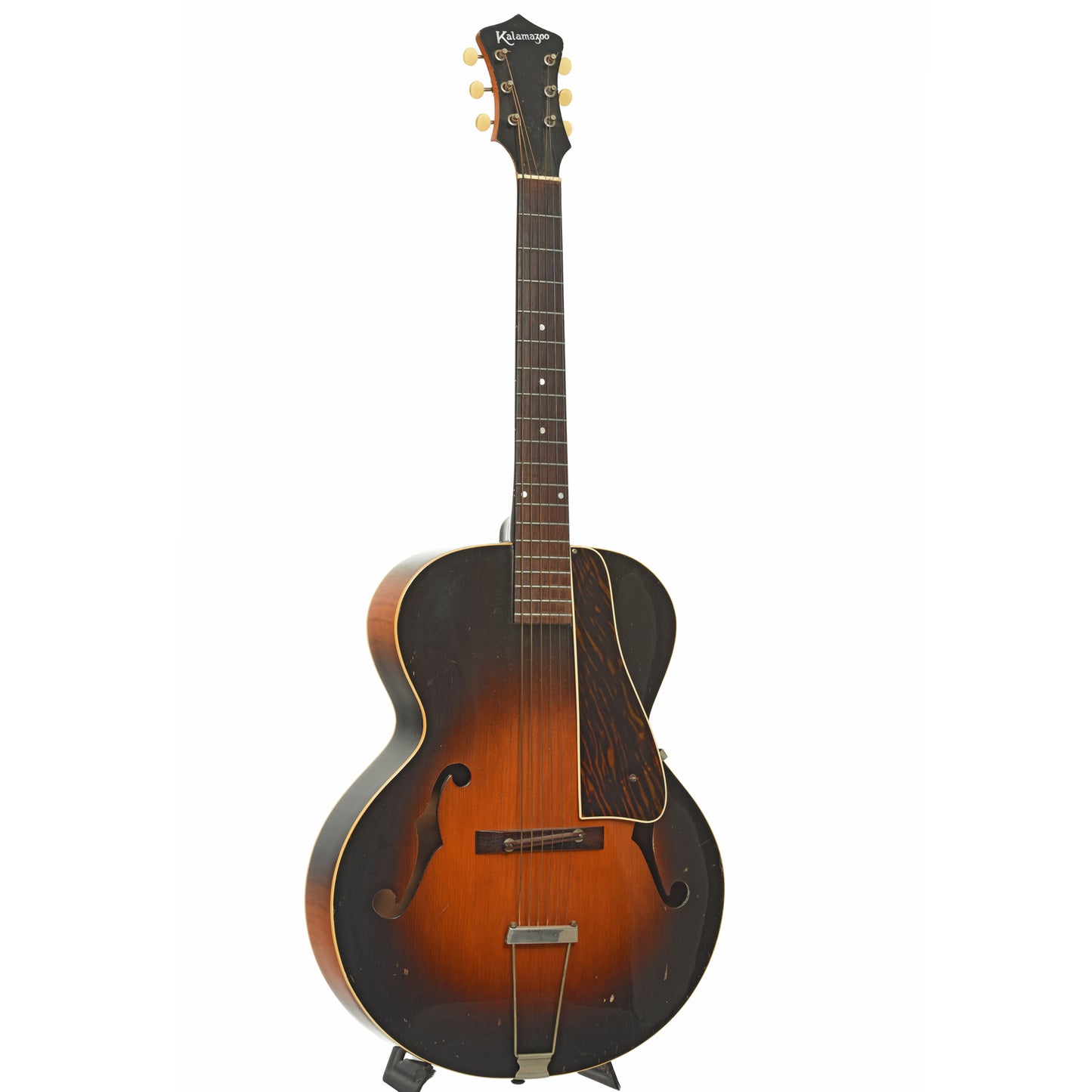 Full front and side of Kalamazoo KG-22 Archtop Acoustic Guitar