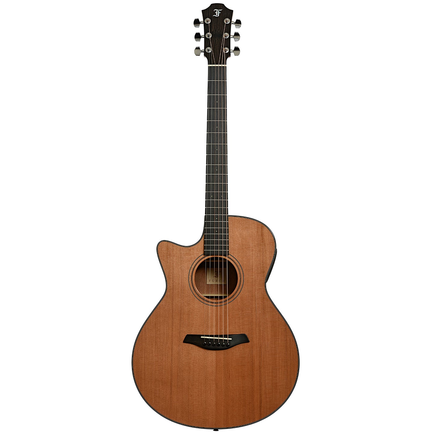Full front of Furch Blue Plus Master's Choice GC-CM SPE LH Acoustic-Electric Guitar   
