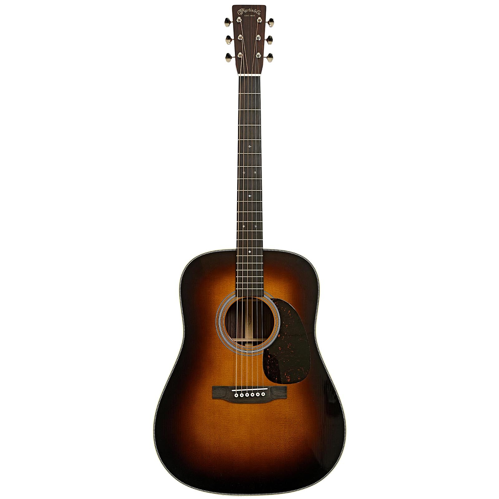 martin tobacco sunburst Vintage D-28 1975 Sitka spruce GE top bracing Martin 000-28 Sunburst Acoustic Guitar