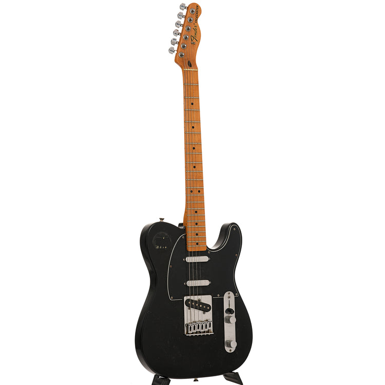 Full front and side of Fender Deluxe Blackout Telecaster