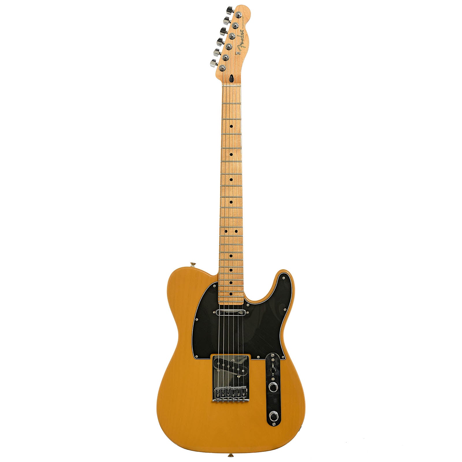 Full front and side of Fender Player Telecaster Electric Guitar