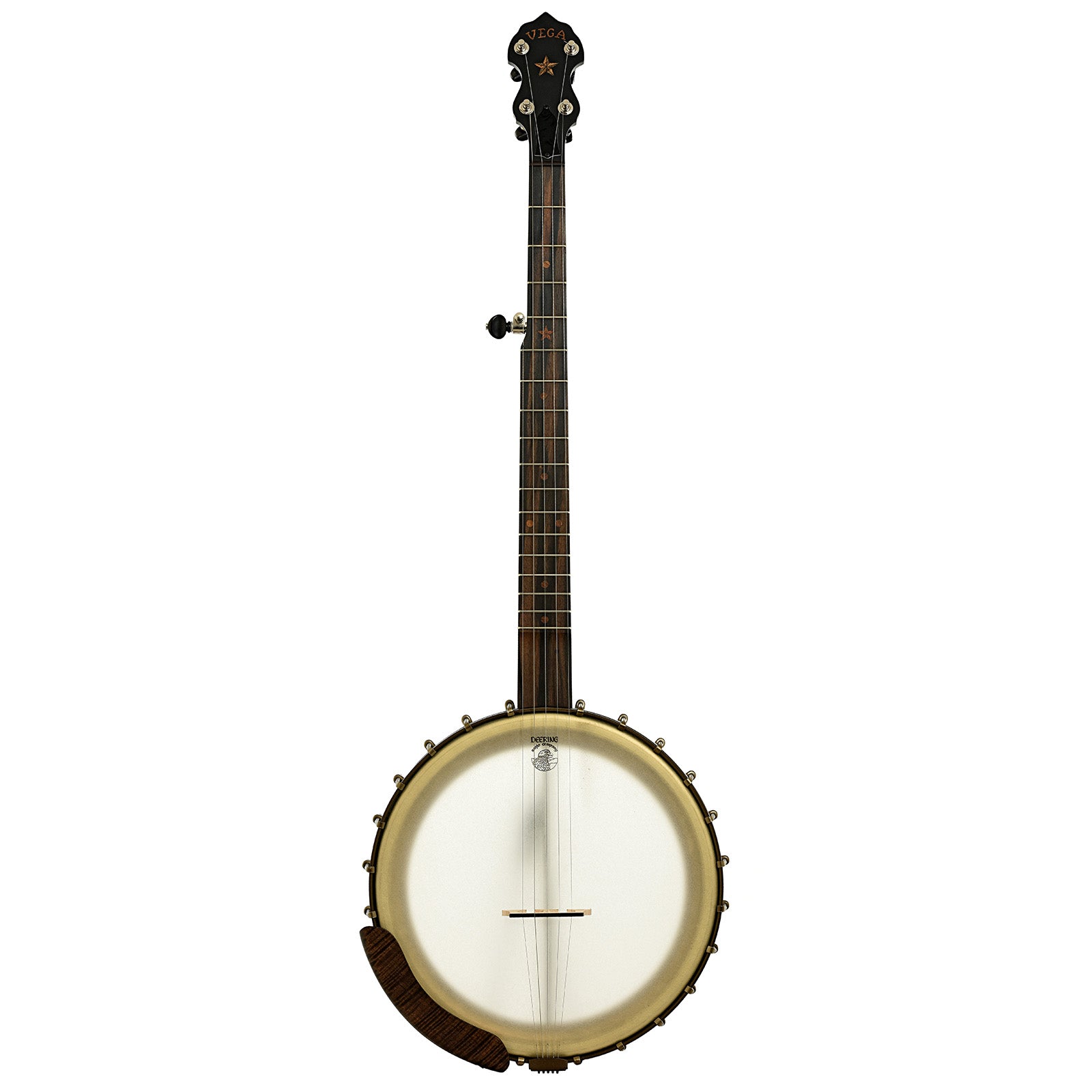 Full front of Vega Vintage Star 12" Open Back Banjo