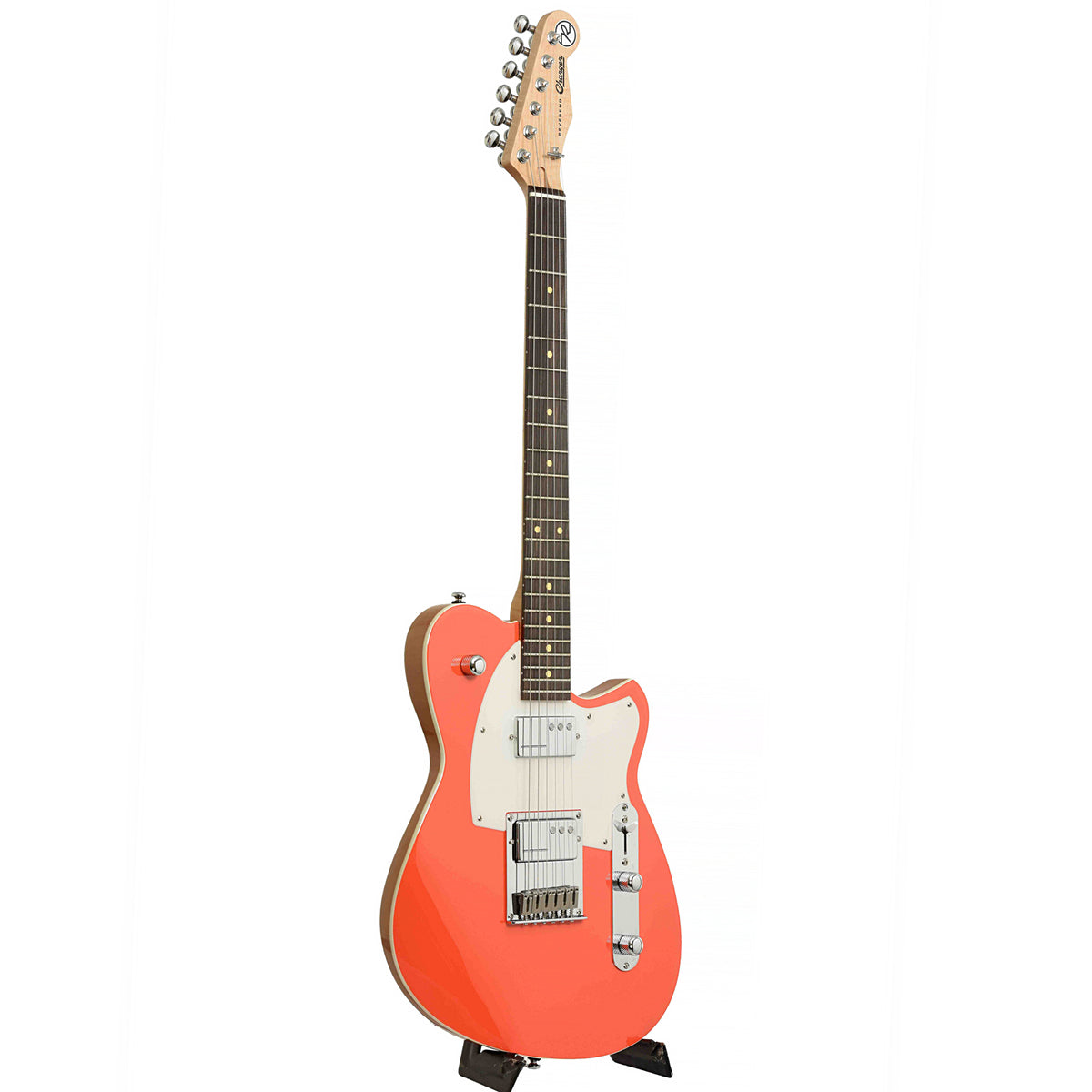 Reverend Charger Cleancut Electric Guitar, Feisty Red
