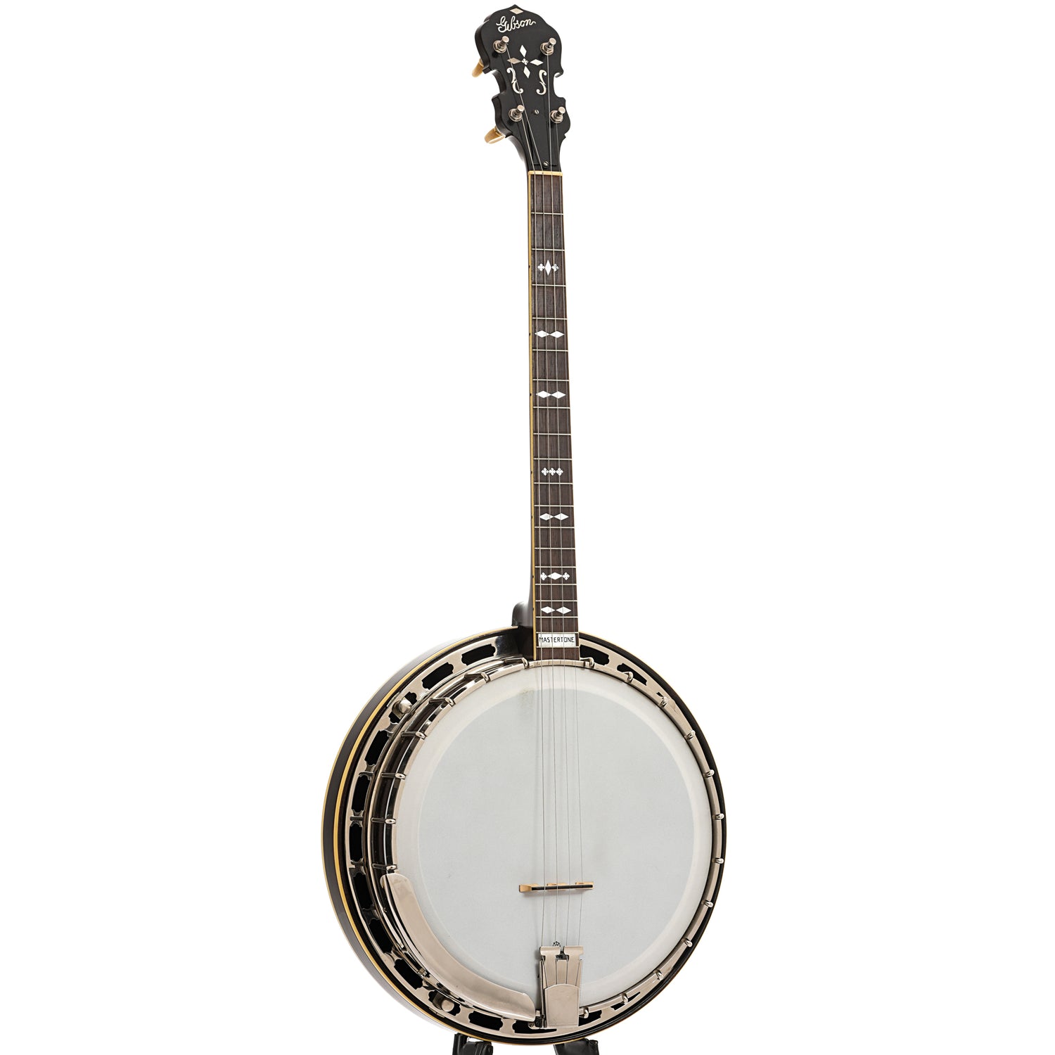 Full front and side of 1929 Gibson TB-3 Tenor Banjo