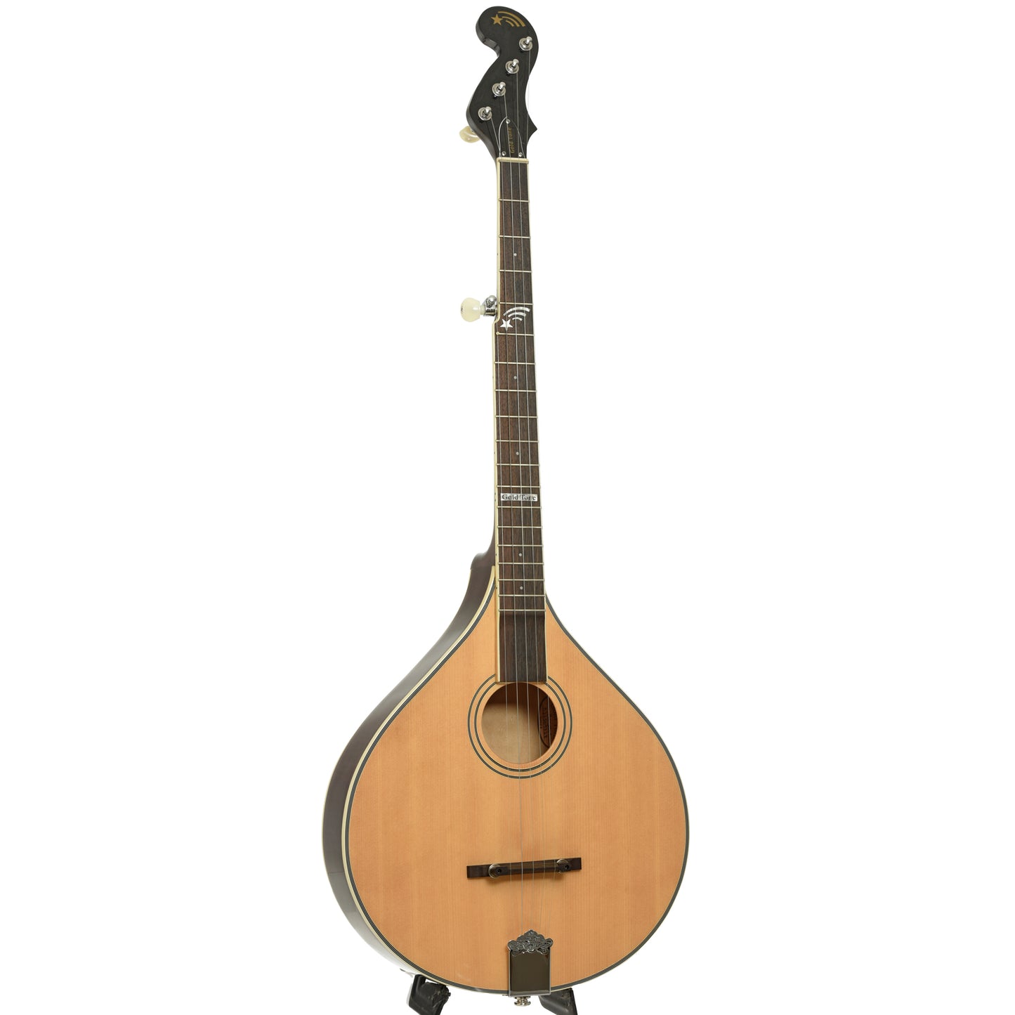 Full front and side of Gold Tone Banjola+ S