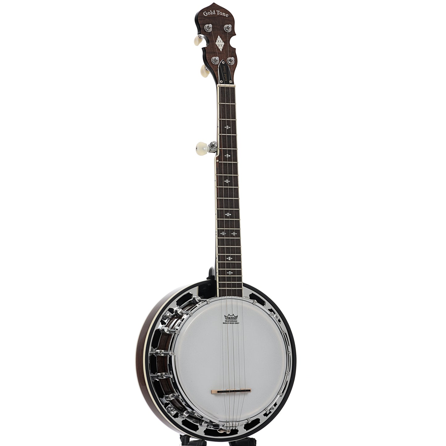 Full front and side of Gold Tone BG-Mini Resonator Banjo