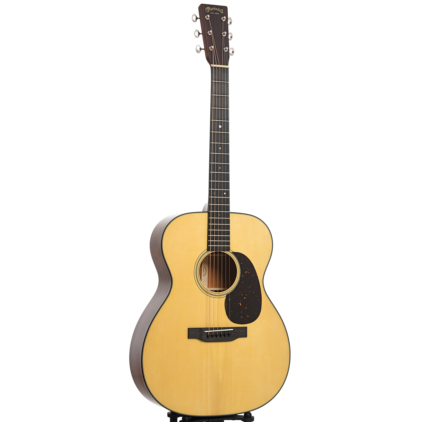 Full front and side of Martin Custom 18-Style 000 