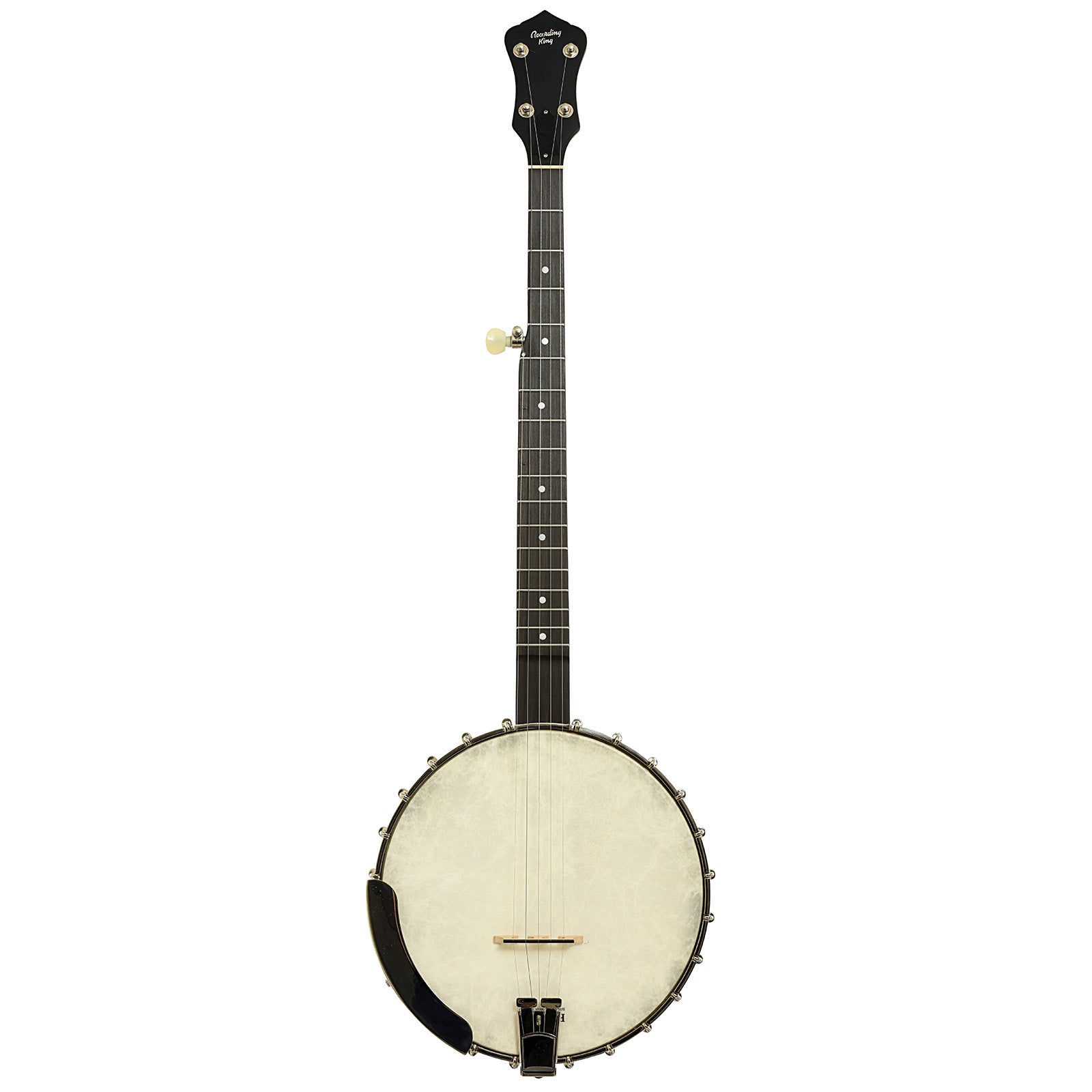 Full front of Recording King OT-25 Madison Openback Banjo
