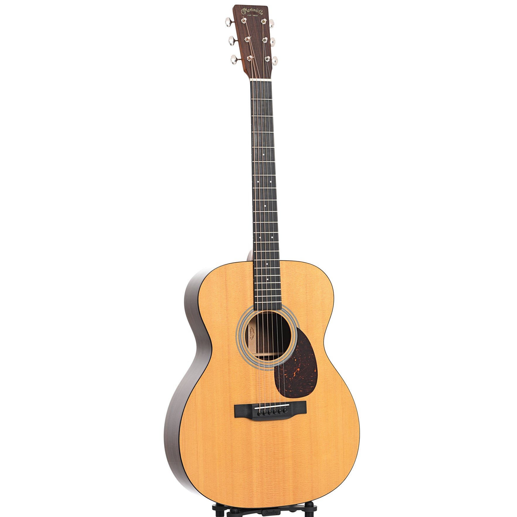 Full Front and side of Martin OM-21 Acoustic Guitar (2019)