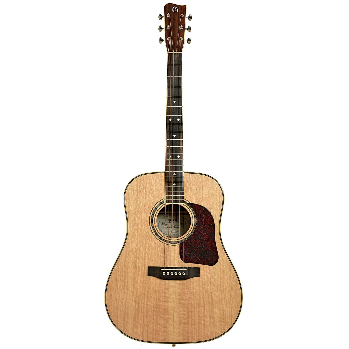 Full front of Gallagher Guitar Co. G-70 Dreadnought Guitar