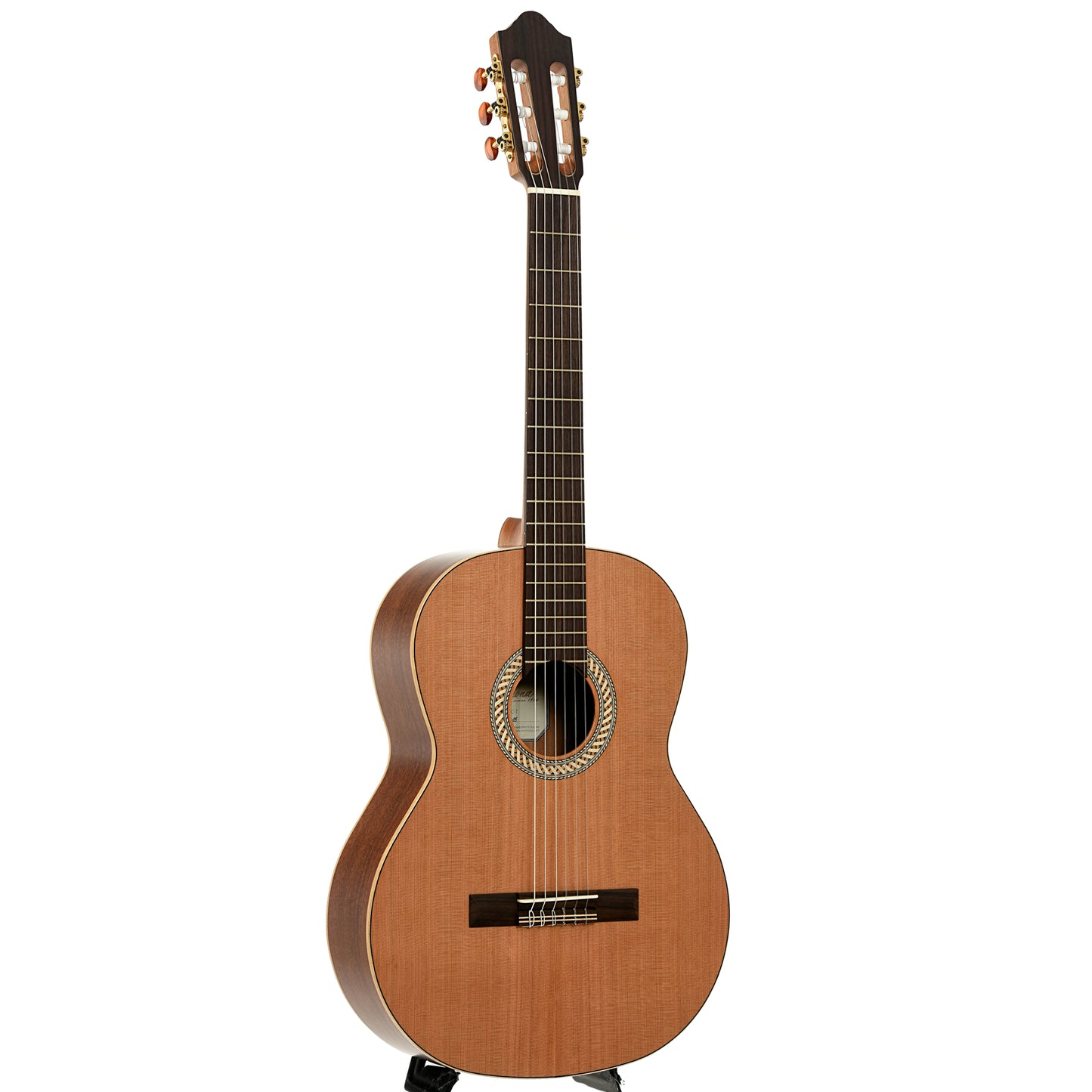 Full front and side of Kremona Artist Series Sofia Classical Guitar
