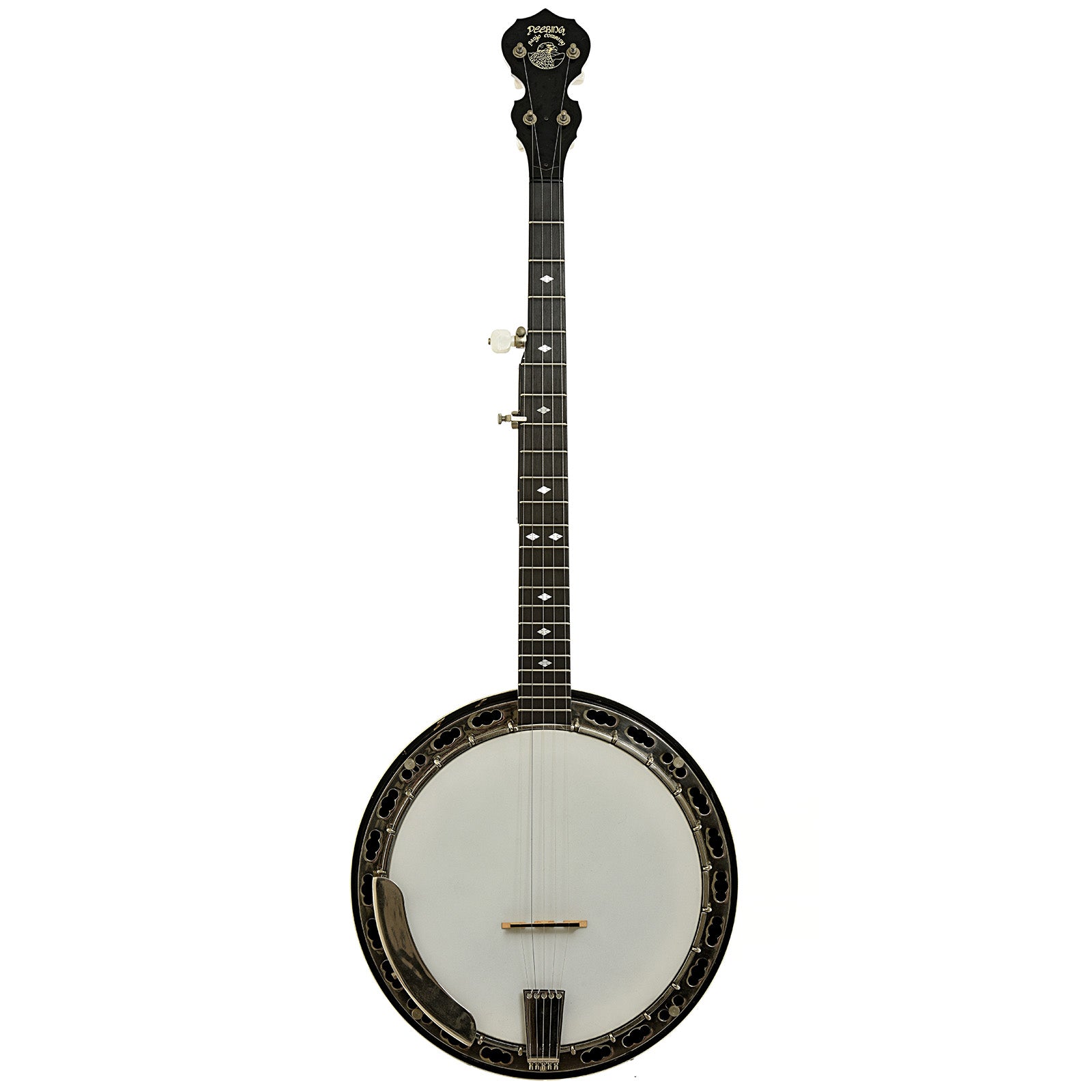 Full front of Deering Deluxe Resonator Banjo