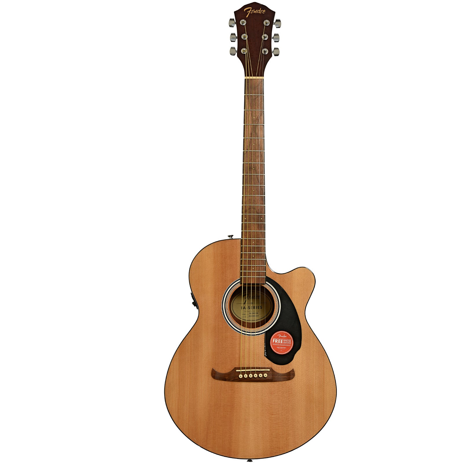 Full front of Fender FA-135CE Acoustic-Electric Guitar