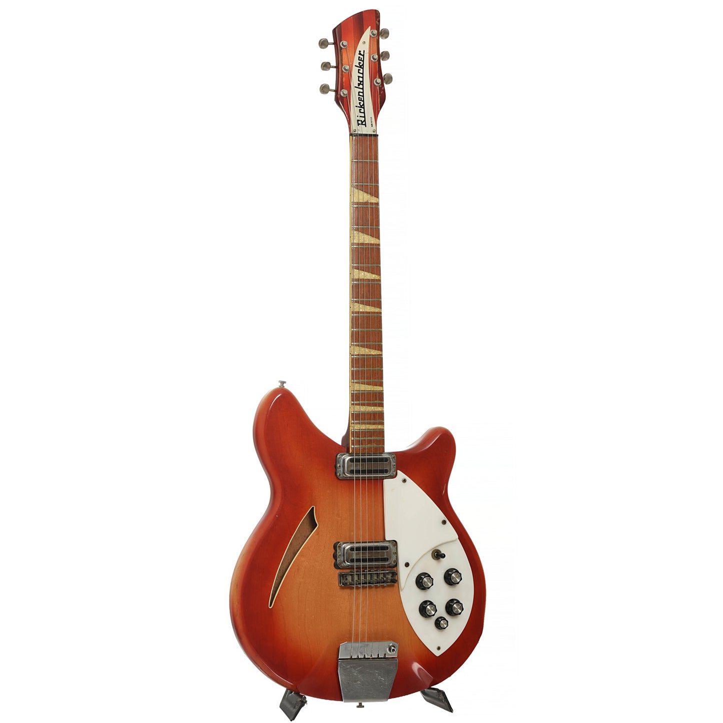 Full front and side of Rickenbaker 365 Hollowbody Electric Guitar 