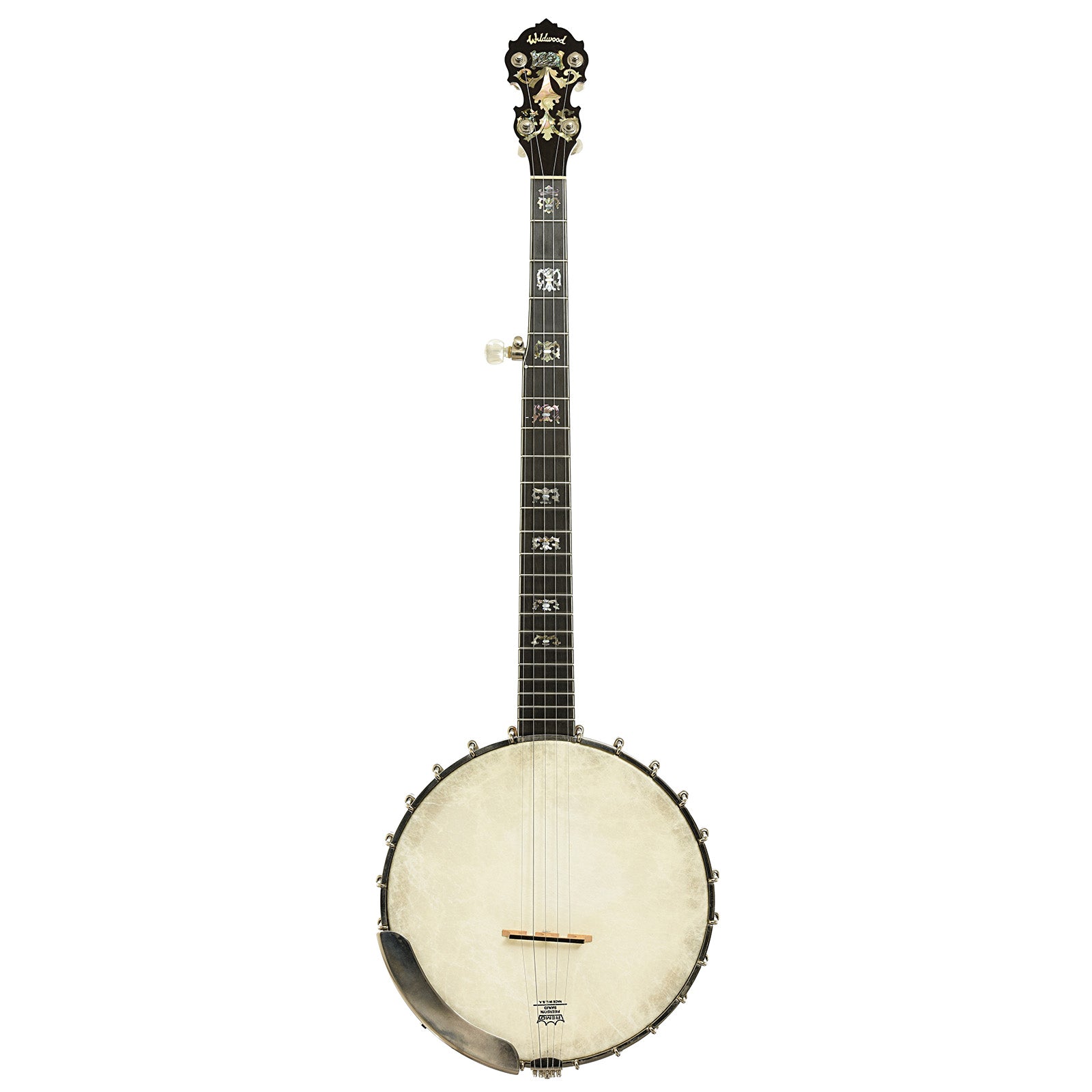 Front of Wildwood Artist Open Back Banjo