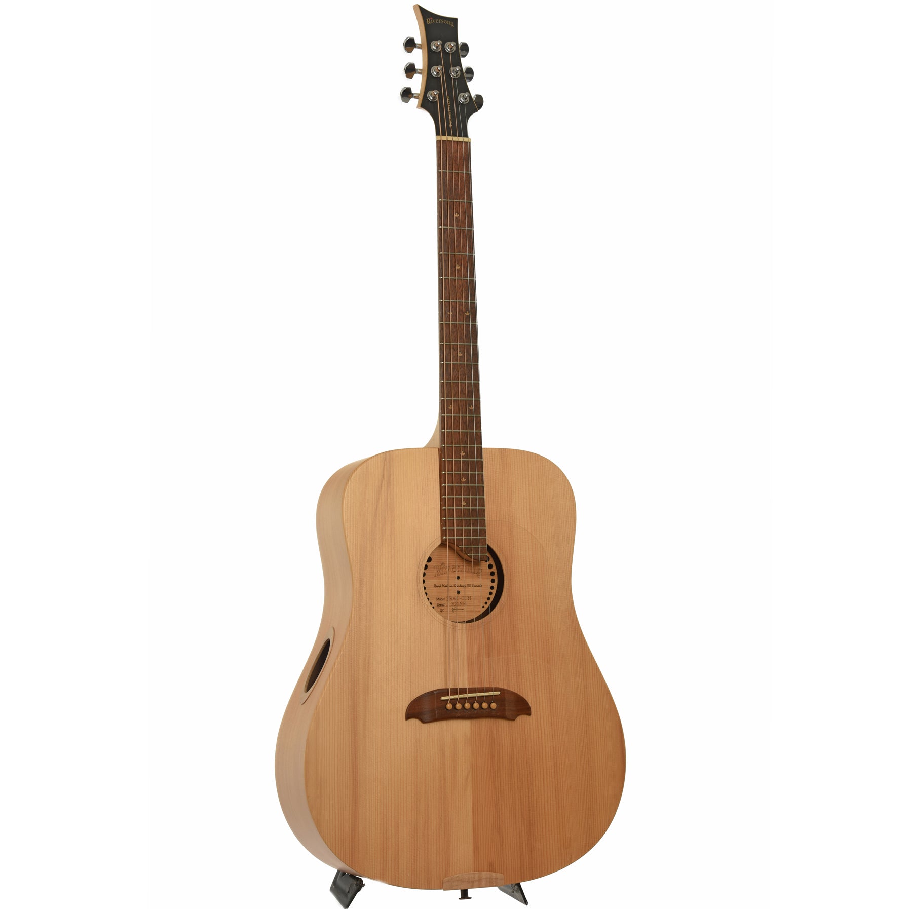 Full front and side of Riversong TRAD-CDN Tradition Acoustic Guitar 