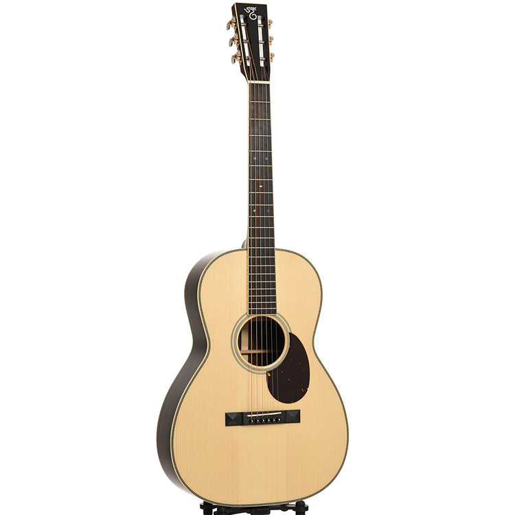 Full front and side of Santa Cruz Custom Model 00 Guitar