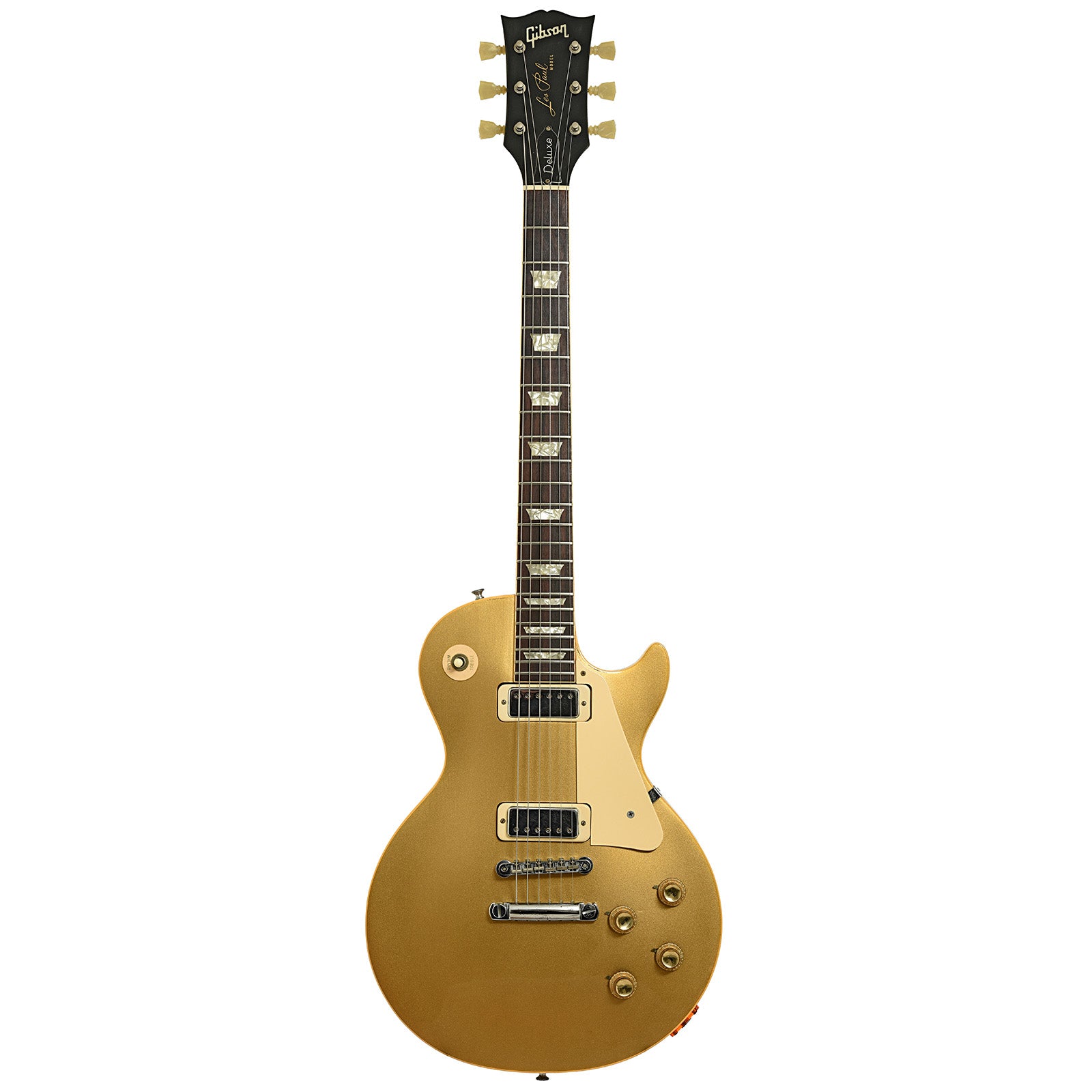 Full front of Gibson Les Paul Deluxe Electric Guitar